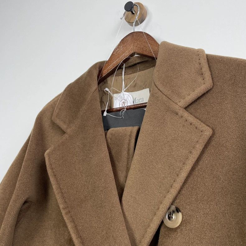 Max Mara Max Mara 101801 Classic double-faced woolen loose breasted Size L / US 10 / IT 46 - 3 Thumbnail