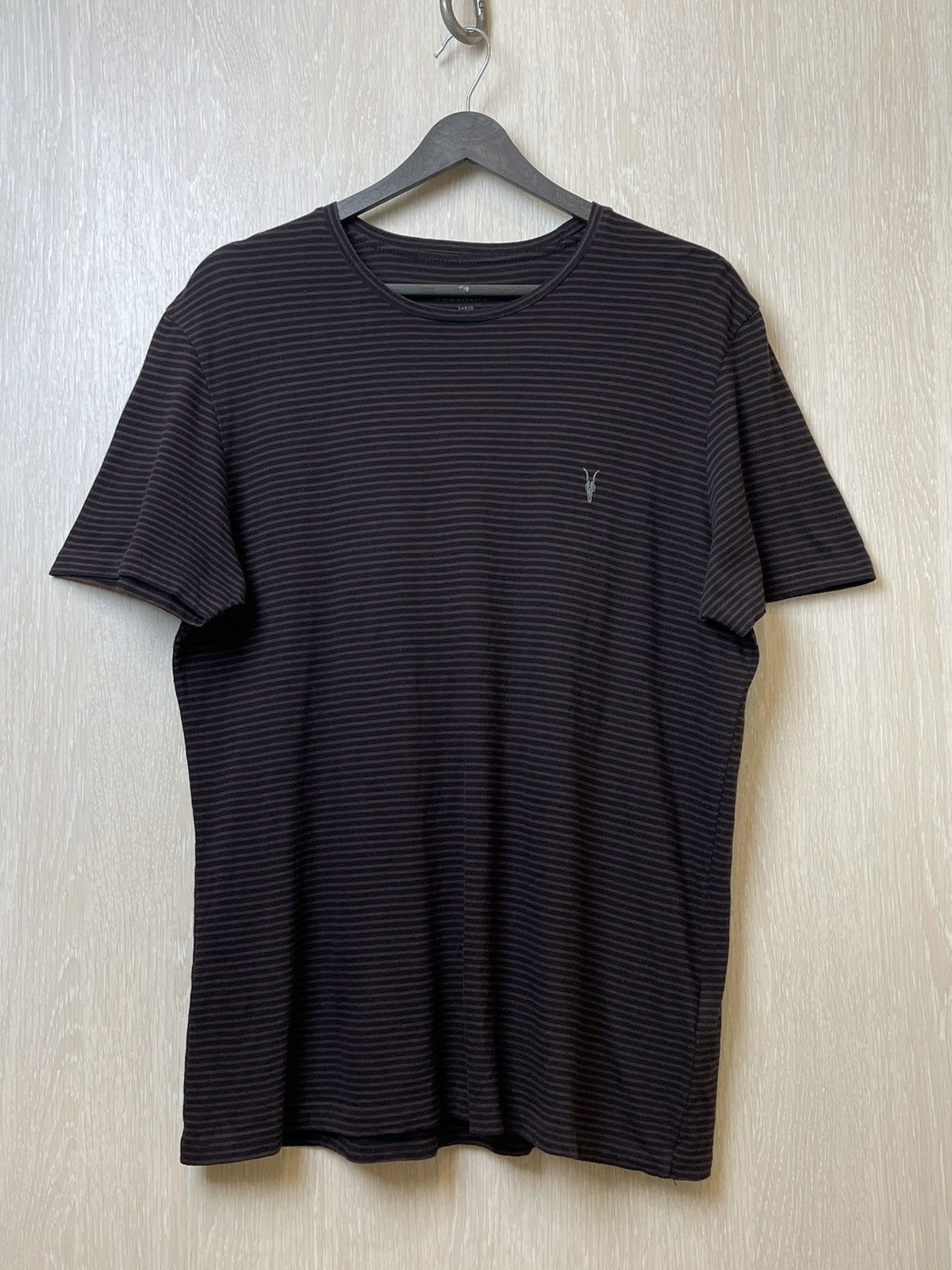 Allsaints × Vintage Vintage Allsaints Stripe T-Shirt Size US L / EU 52-54 / 3 - 1 Thumbnail