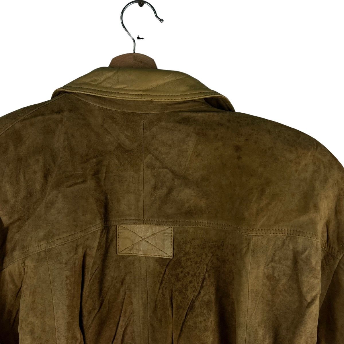Genuine Leather 🔥90’s Bomber Leather Jacket Flight Vision Issey Miyake Size US M / EU 48-50 / 2 - 8 Thumbnail