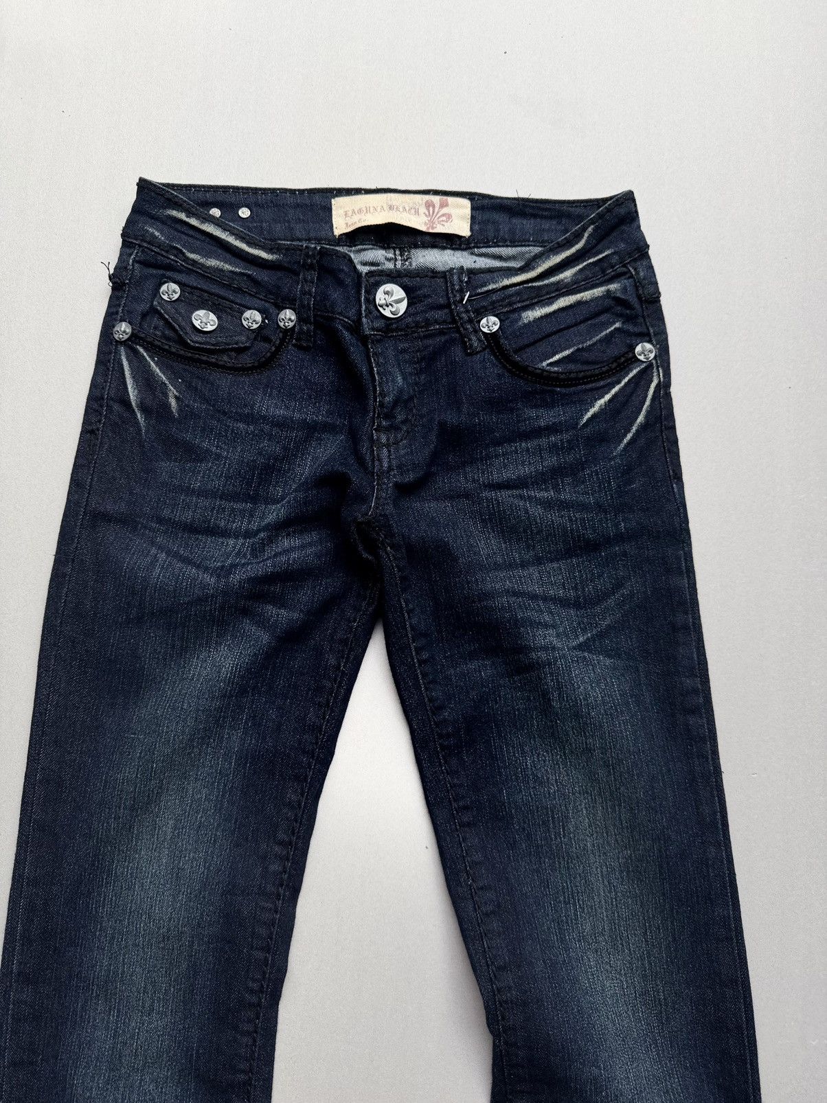 Japanese Brand Laguna beach lace-up flare jeans Size US 26 / EU 42 - 3 Thumbnail