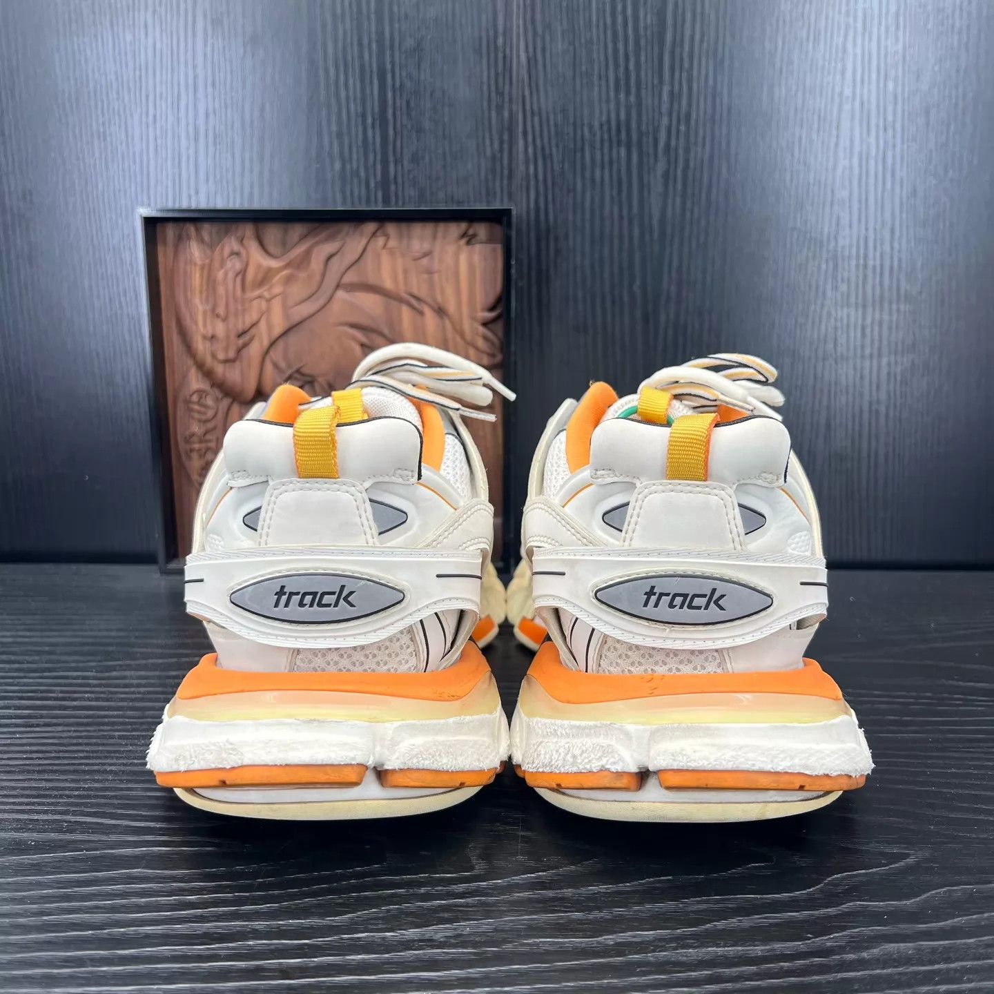 Balenciaga Balenciaga Track White Orange 44 Size US 11 / EU 44 - 5 Thumbnail