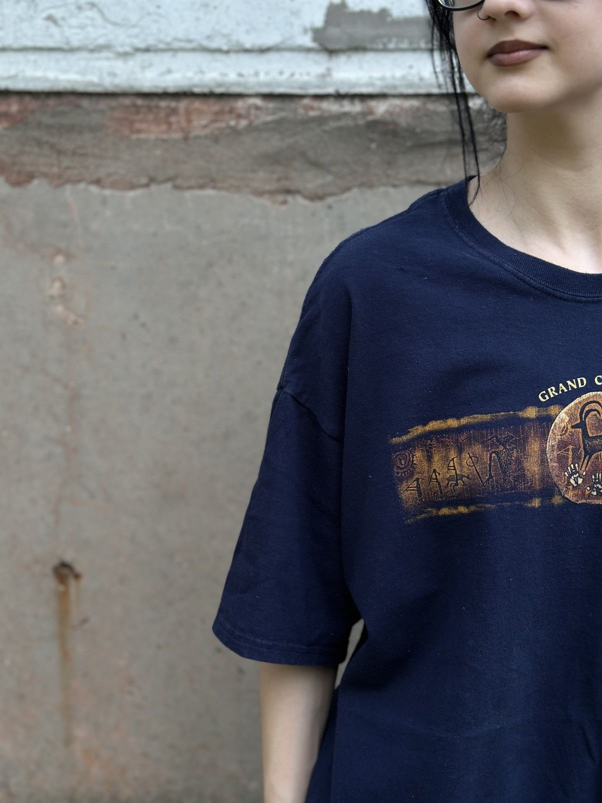Western Rise VTG Grand Canyon T-shirts Big Logo Size XL Used Dark Blur Size US XL / EU 56 / 4 - 5 Thumbnail