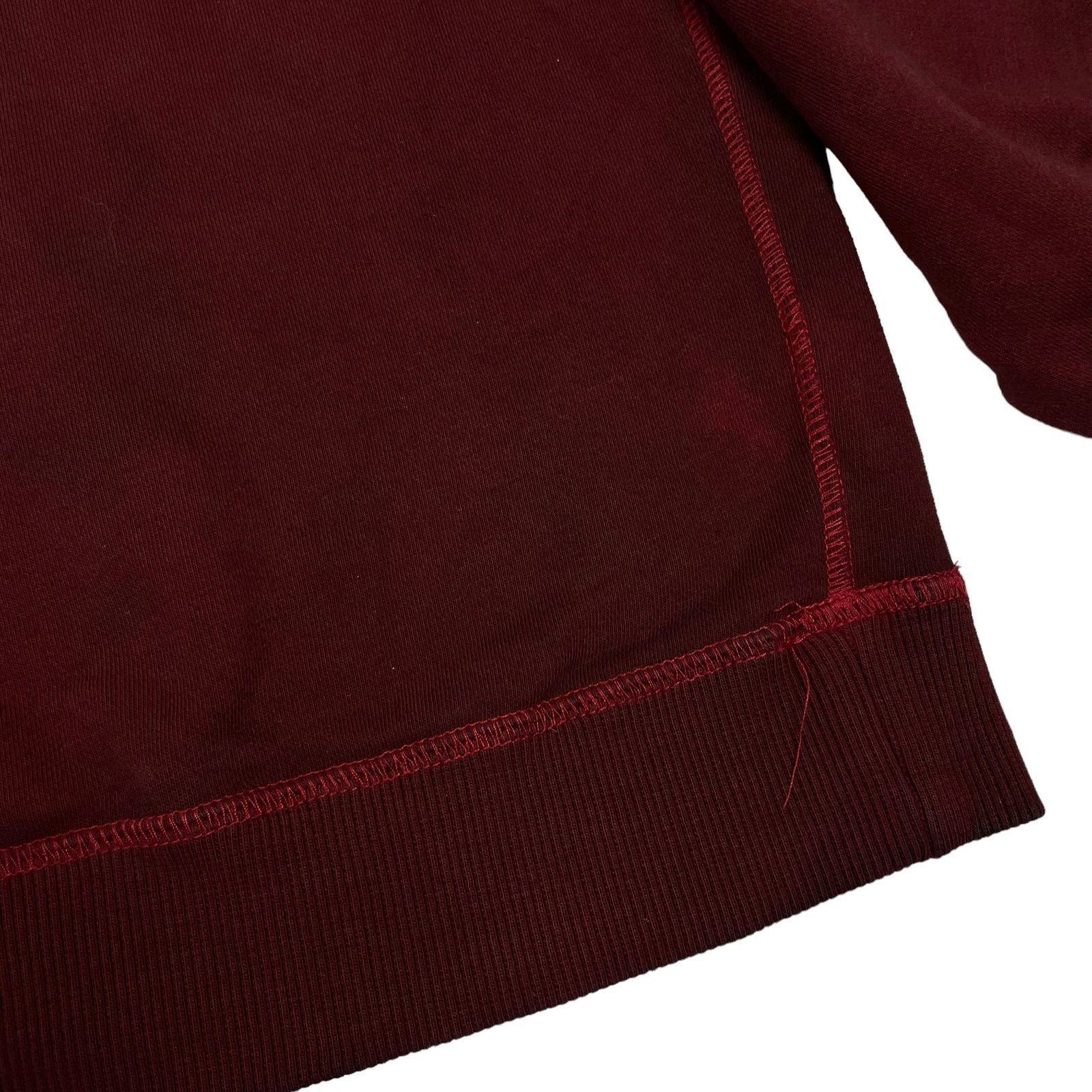 Nike Sportswear Men Maroon Crew Neck Spellout Sweatshirt 2XL