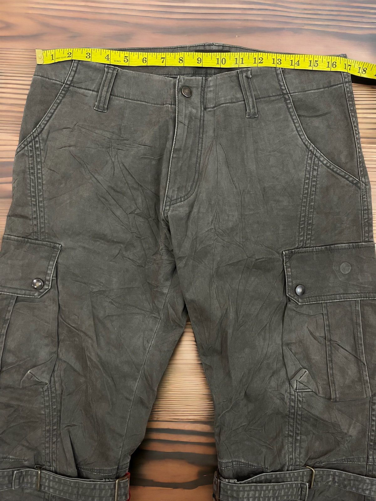 Issey Miyake × Tete Homme × Vintage 🔥FLARE🔥Tete Homme Bondage Parachute Bootcut Size US 34 / EU 50 - 4 Thumbnail