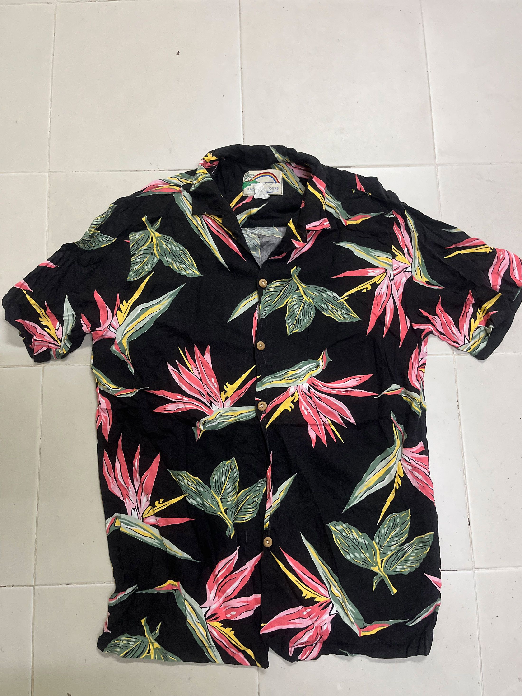 Paradise Found Vintage Paradise Found Hawaiian Hawaii Short Sleeve 80s Size US M / EU 48-50 / 2 - 1 Thumbnail