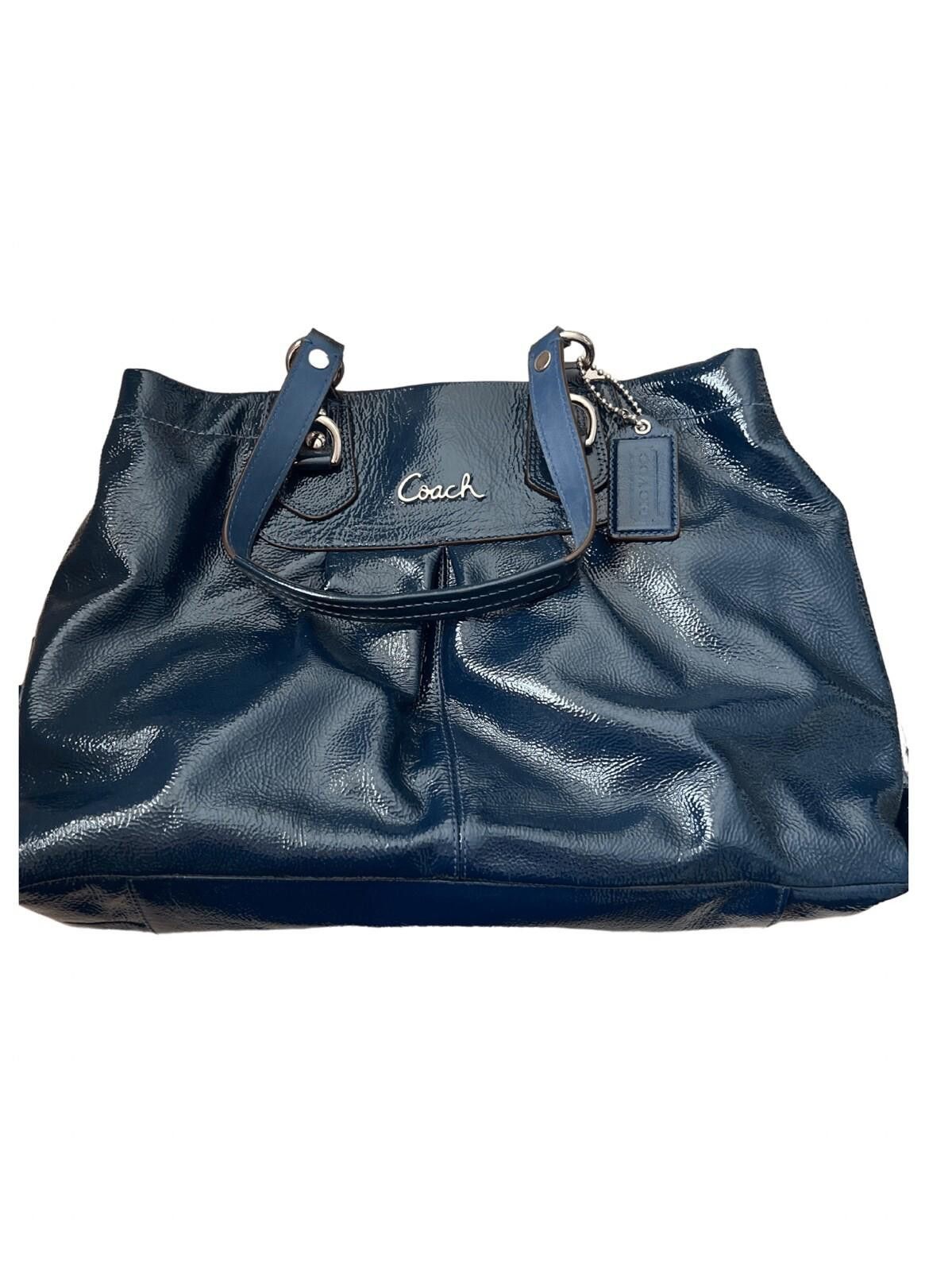 Coach Coach Ashely Carryall Purse Navy Or Green Size ONE SIZE - 1 Thumbnail