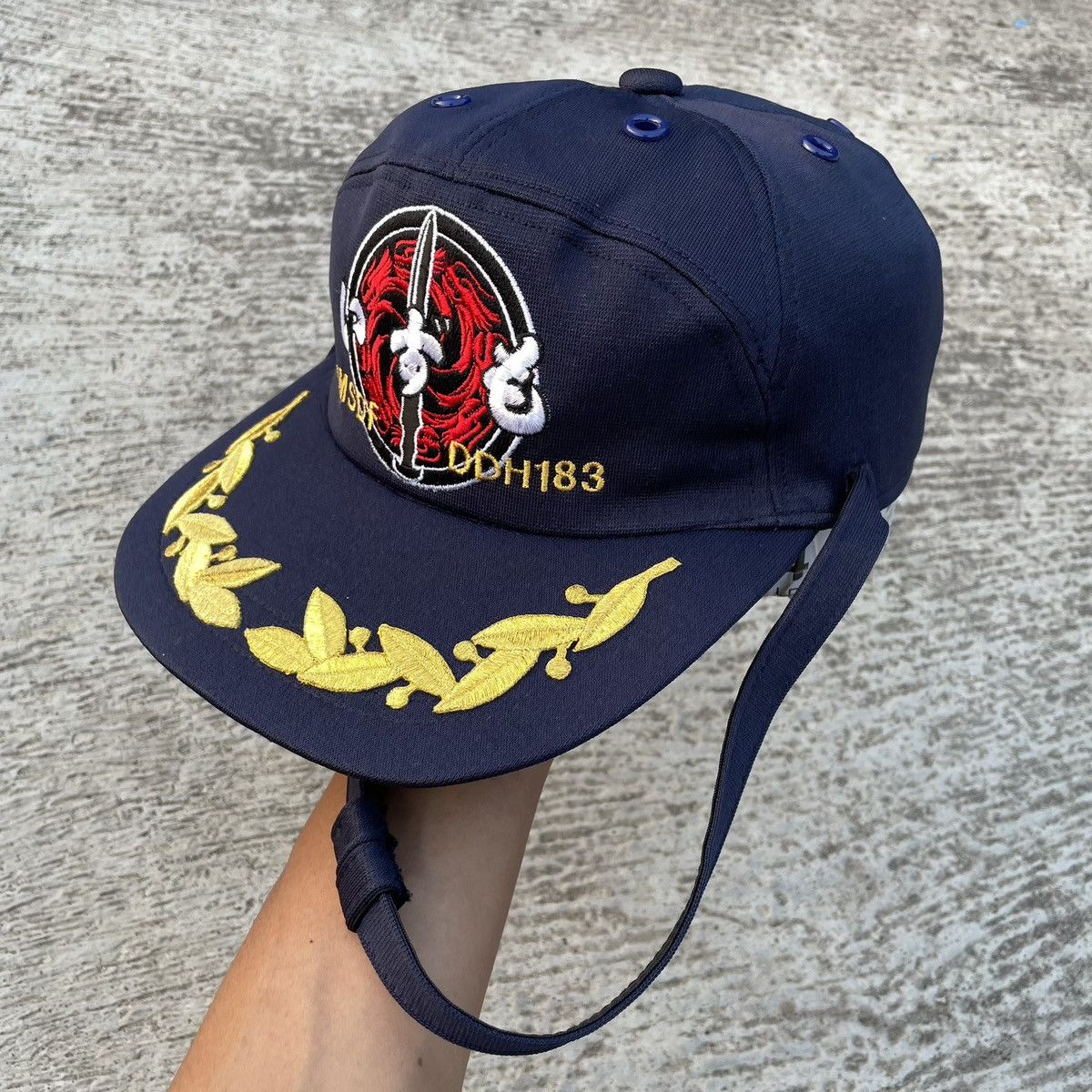 Japanese Brand japan maritime self defense hat, military, war, world war Size ONE SIZE - 4 Thumbnail