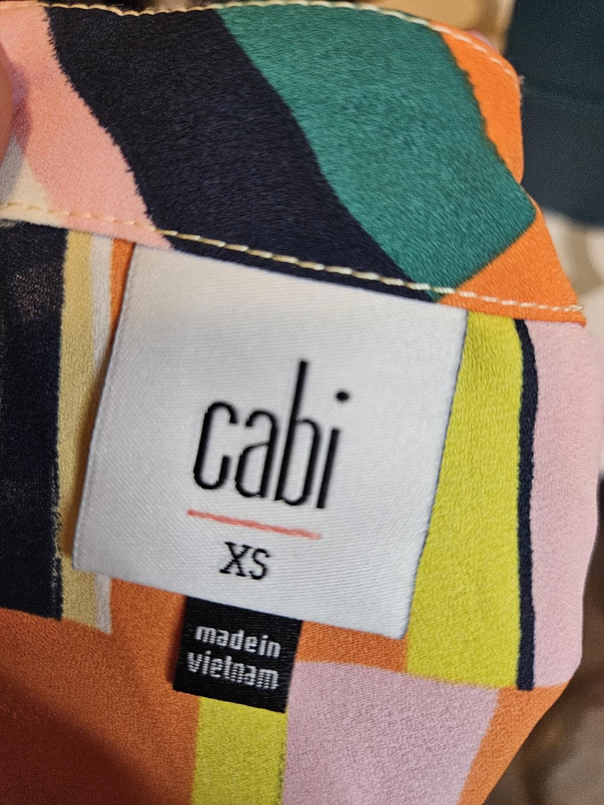 Designer Cabi Women's Colorful Striped Tank Top - Size XS #119 Size XS / US 0-2 / IT 36-38 - 4 Thumbnail