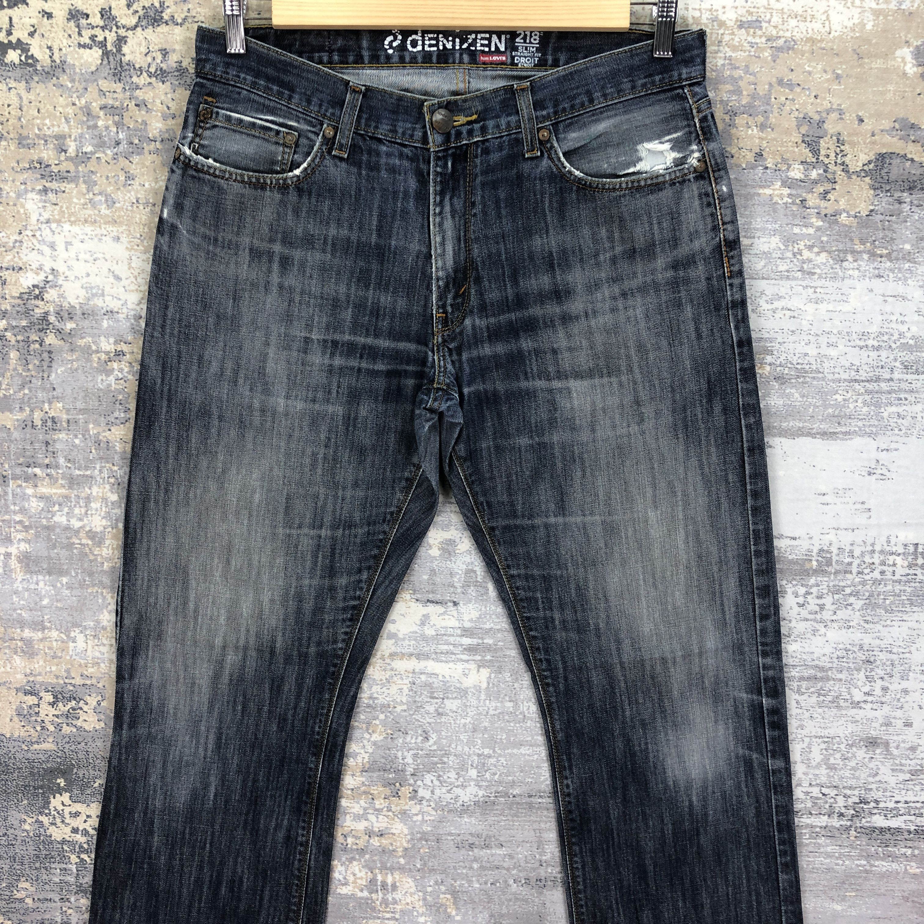 Levi's Vintage Levis Denizen Faded Jeans Levi's Light Wash Denim Size US 34 / EU 50 - 3 Thumbnail