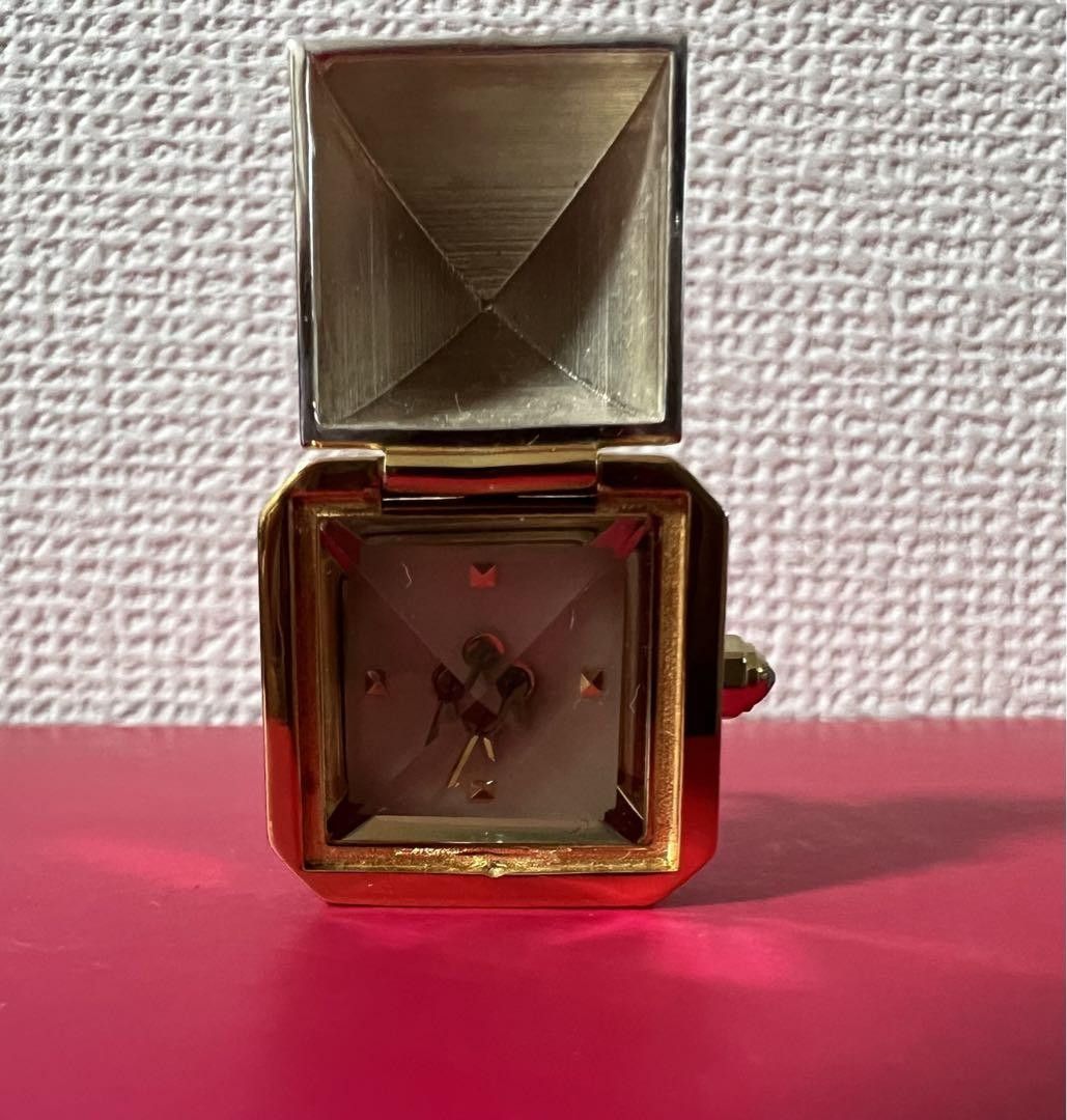 Undercover UNDERCOVER Pyramid Case Ring Watch Silver / Gold Size ONE SIZE - 3 Thumbnail