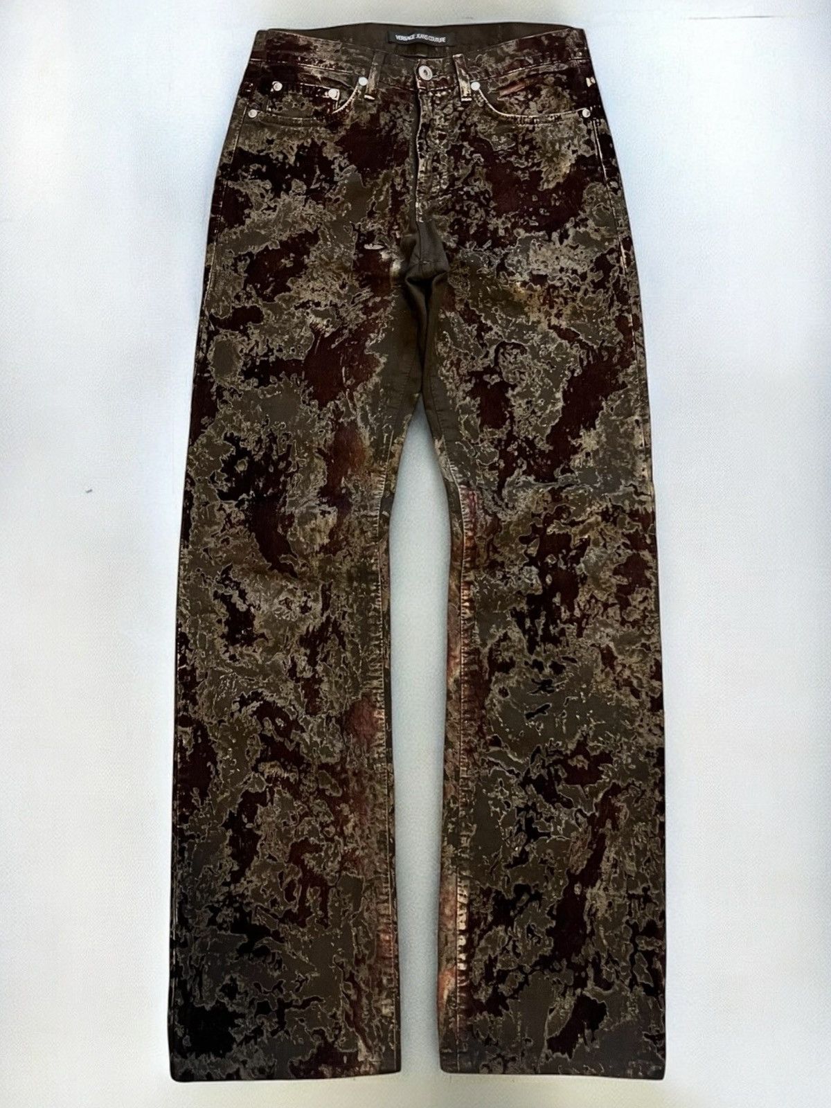Versace Versace Jeans Couture AW2003 „Blood Effect” Pants Size US 30 / EU 46 - 1 Thumbnail