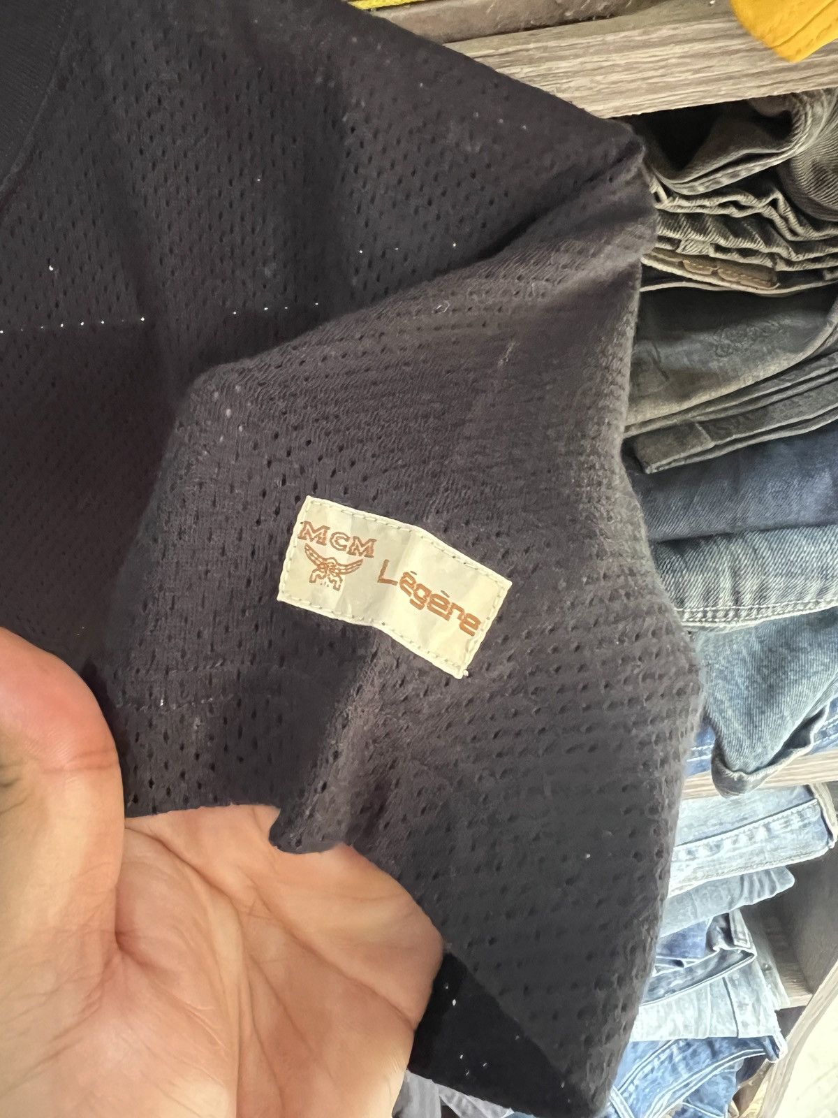MCM 🔥Vintage MCM Legere Net Tee Size US M / EU 48-50 / 2 - 10 Thumbnail