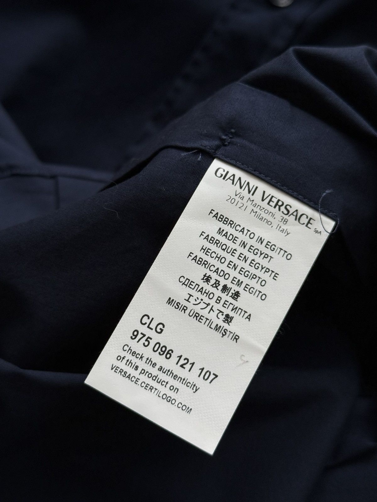 Versace Versace Collection Trend ls Classic Oxford shirt Size US M / EU 48-50 / 2 - 5 Thumbnail