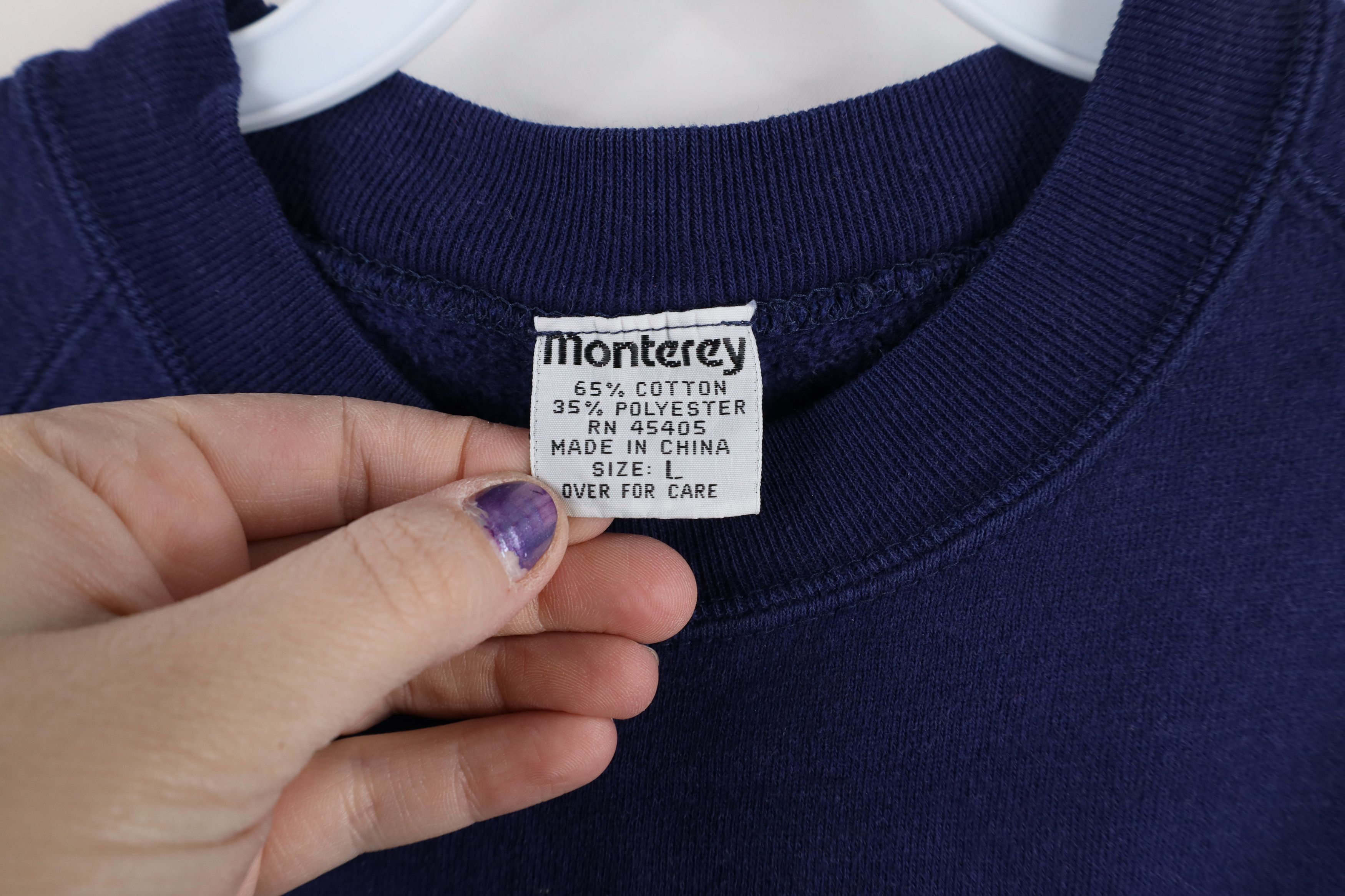 Vintage Vintage 70s Out University of Michigan Crewneck Sweatshirt Size L / US 10 / IT 46 - 6 Thumbnail
