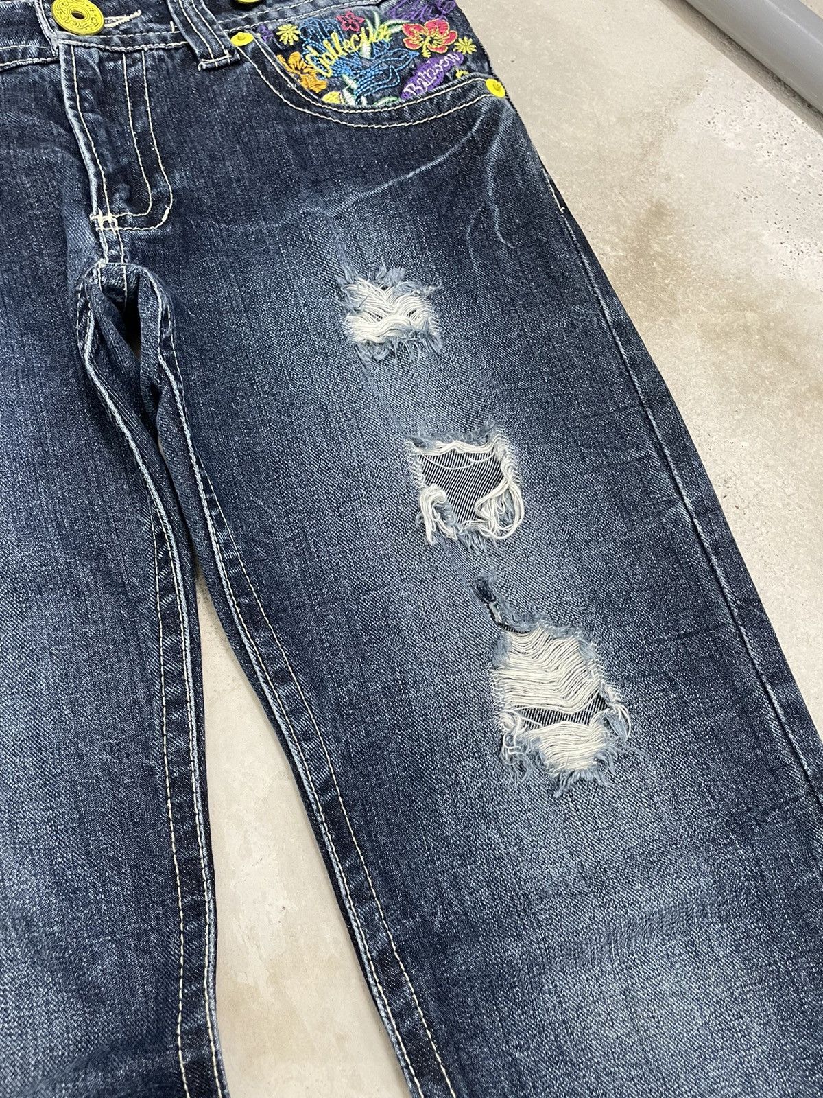 Hysteric Glamour × Japanese Brand Embroidery Graffiti Y2K Surf Hawaii Floral Pocket Size US 30 / EU 46 - 7 Thumbnail