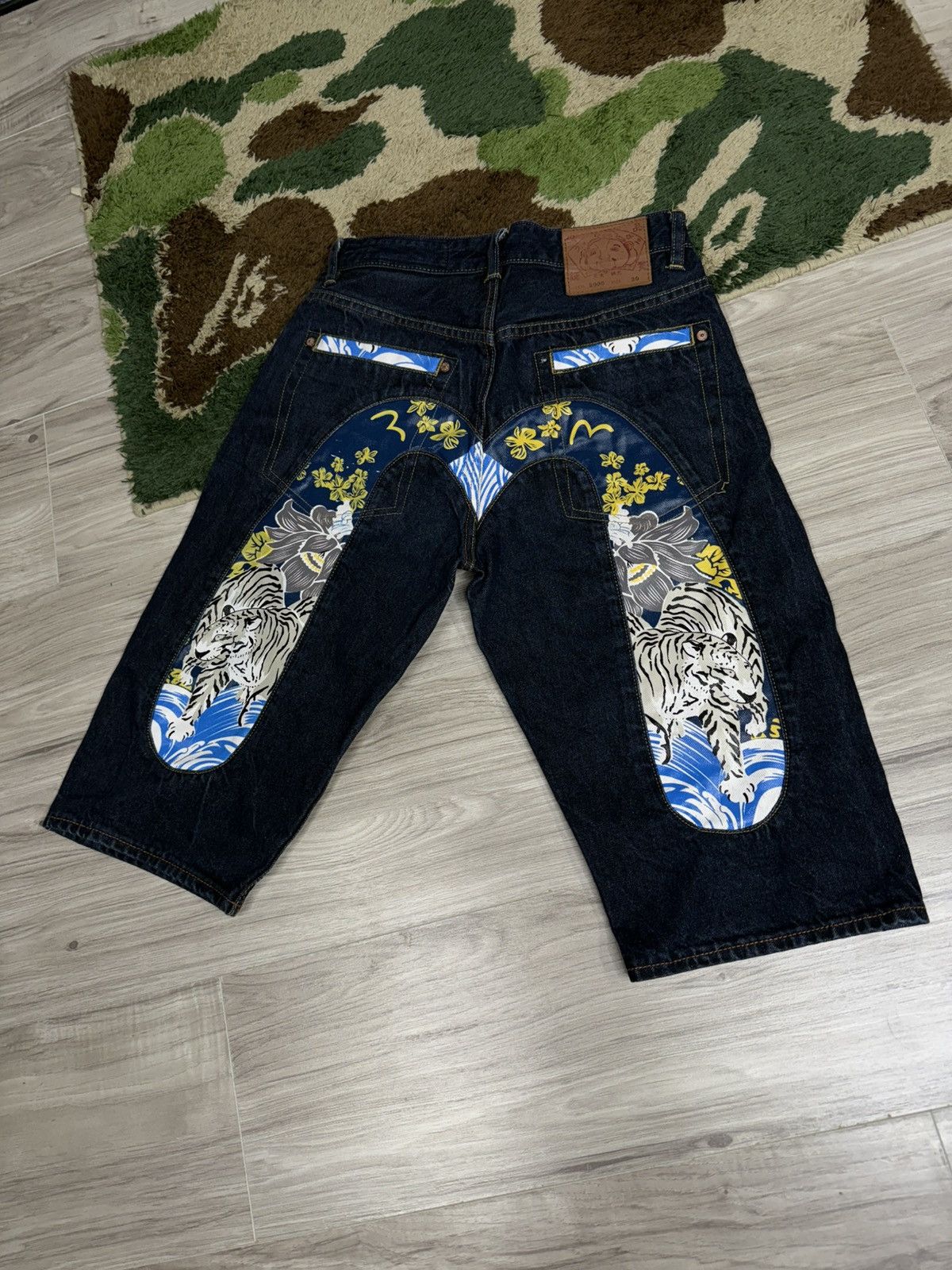 Evisu × Japanese Brand Evisu Big Tiger Logo Denim Jeans Size 30x32