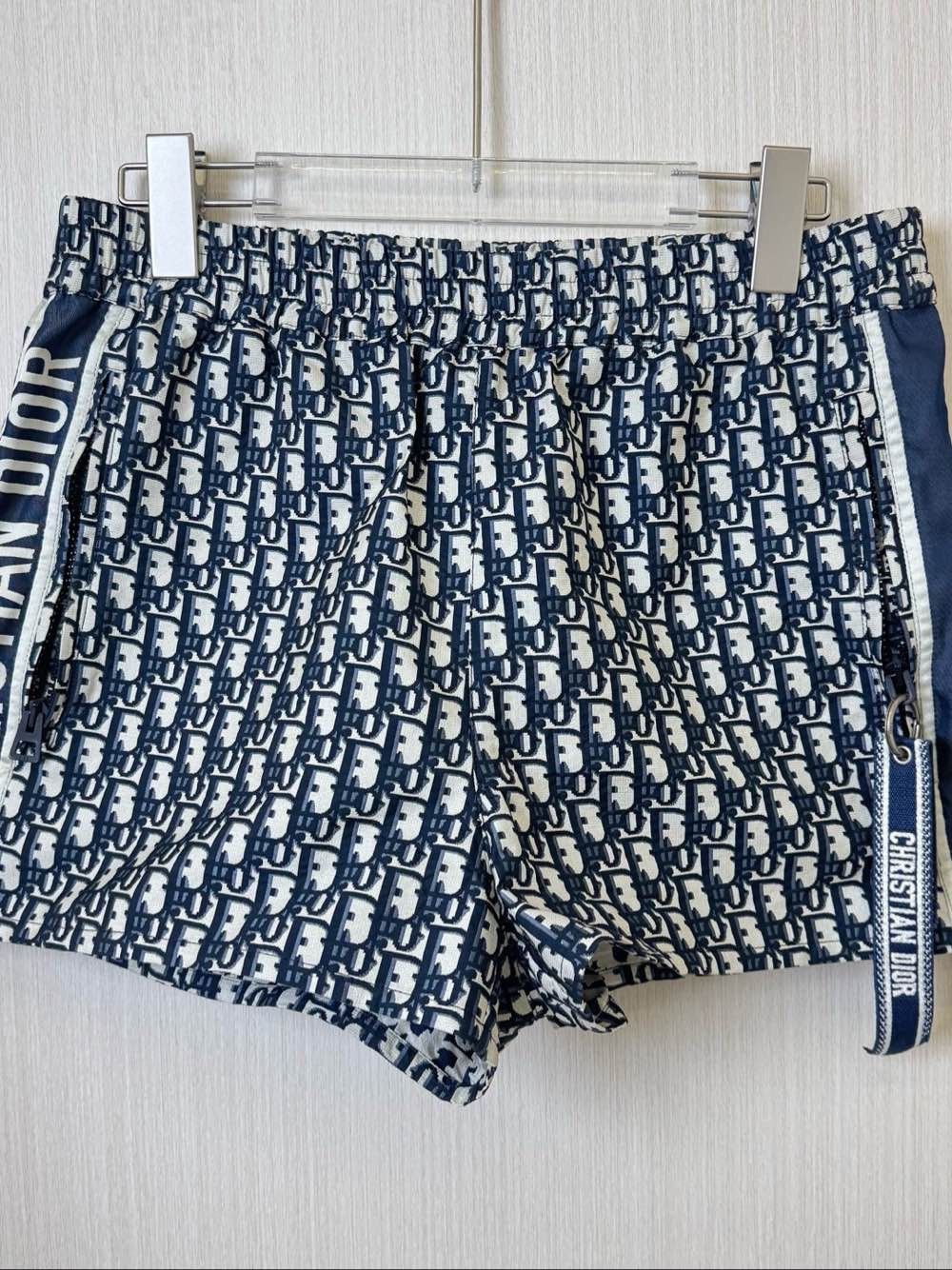 Dior Dior Oblique Print Technical Taffeta Shorts Size 36 Size 26" / US 2 / IT 38 - 1 Thumbnail