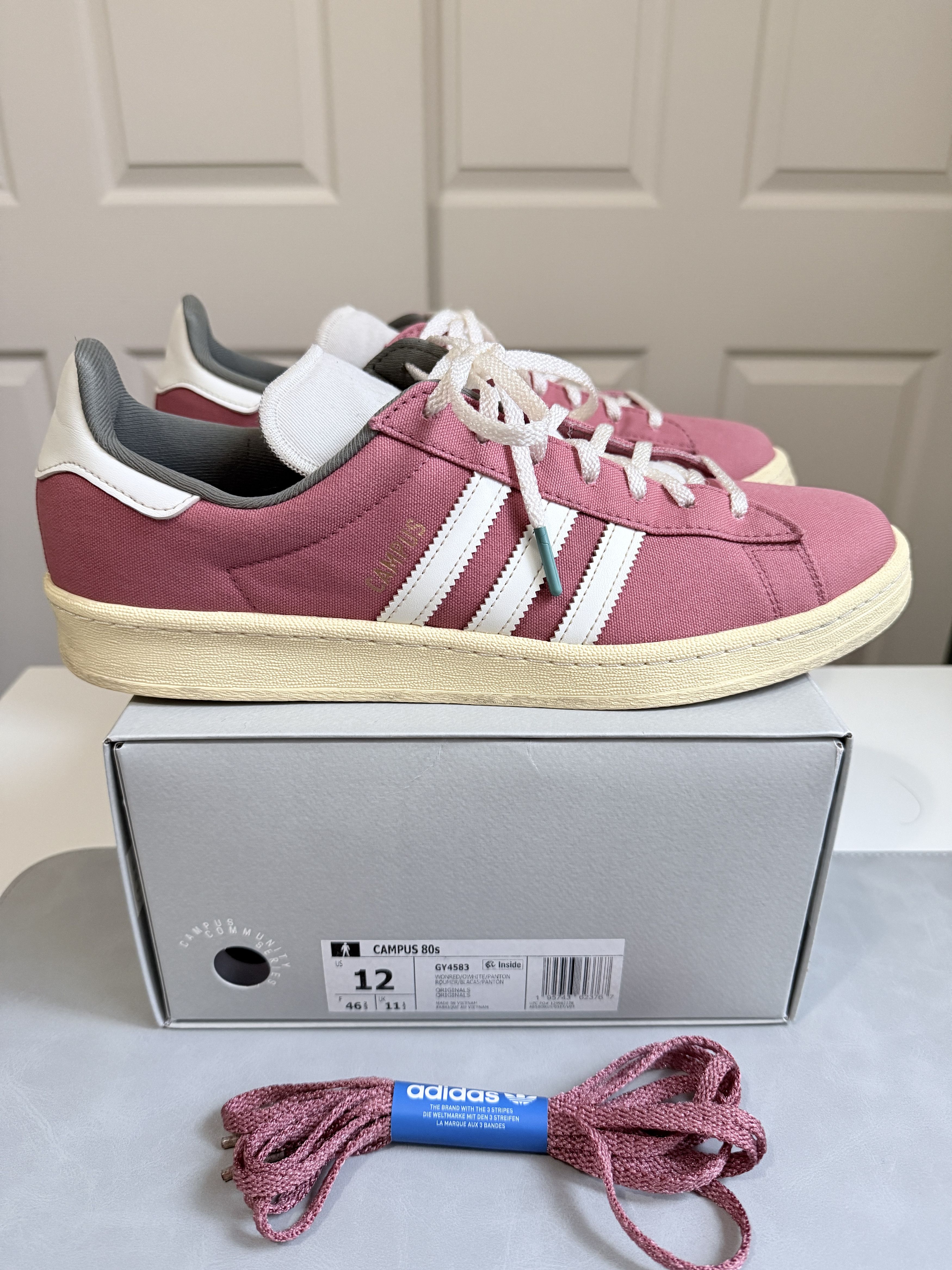 Adidas adidas Campus 80s 'Wonder Red' Size US 12 / EU 45 - 1 Thumbnail