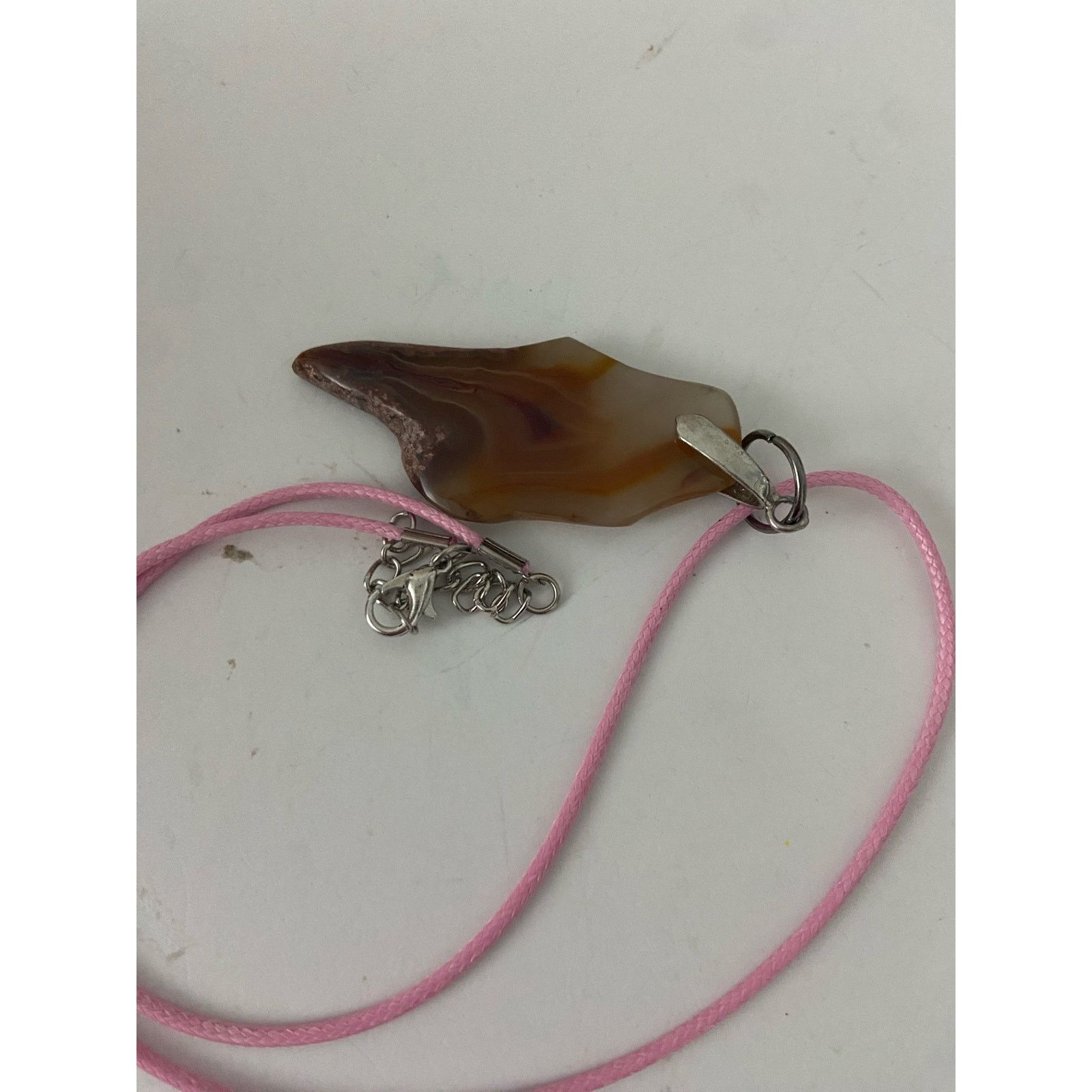 Other Brown agate slice pendant necklace Size ONE SIZE - 4 Thumbnail