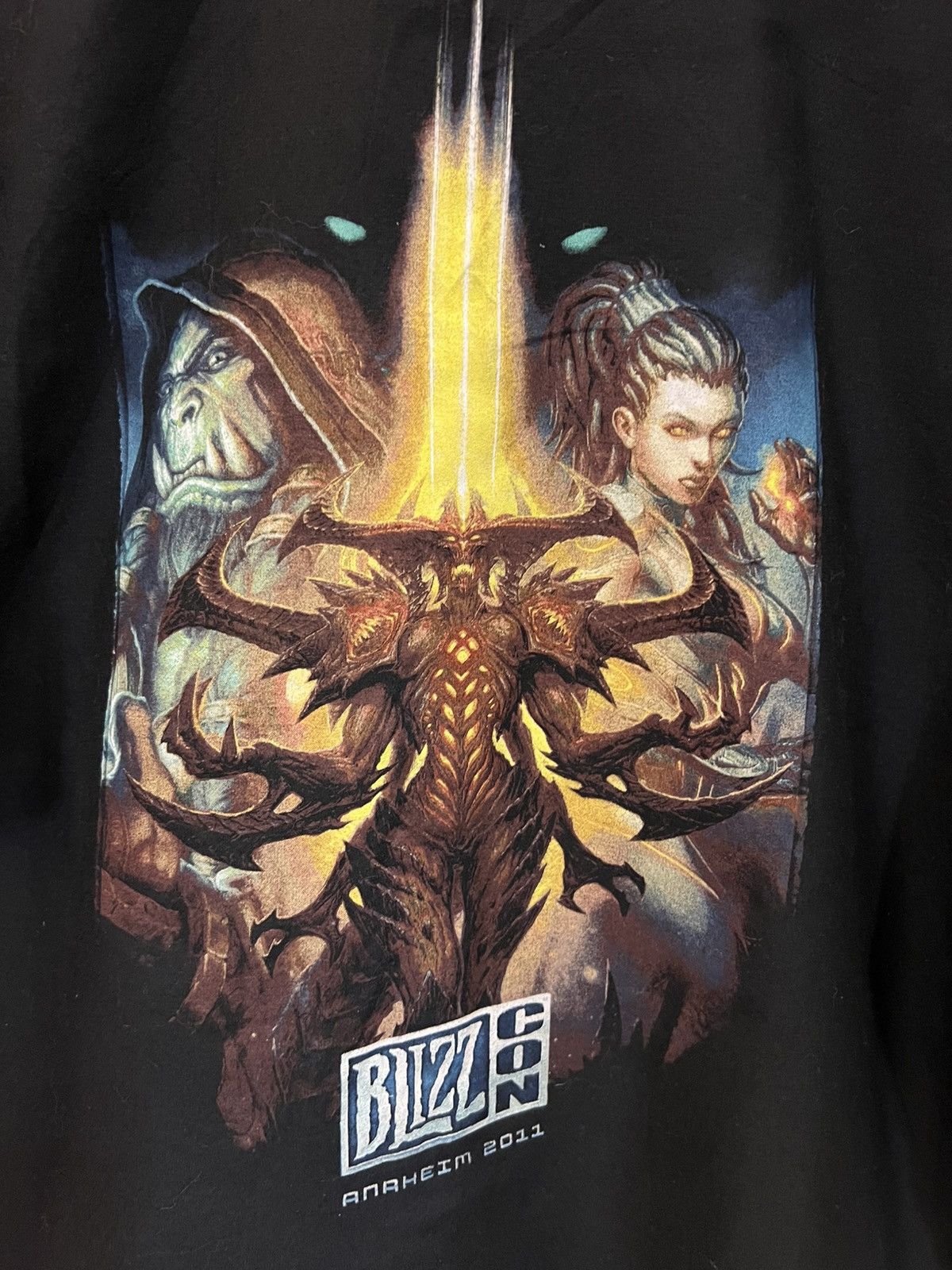 Vintage Jinx Blizzard Entertainment Noc Anaheim 2011 WorkShirts Size US L / EU 52-54 / 3 - 2 Thumbnail