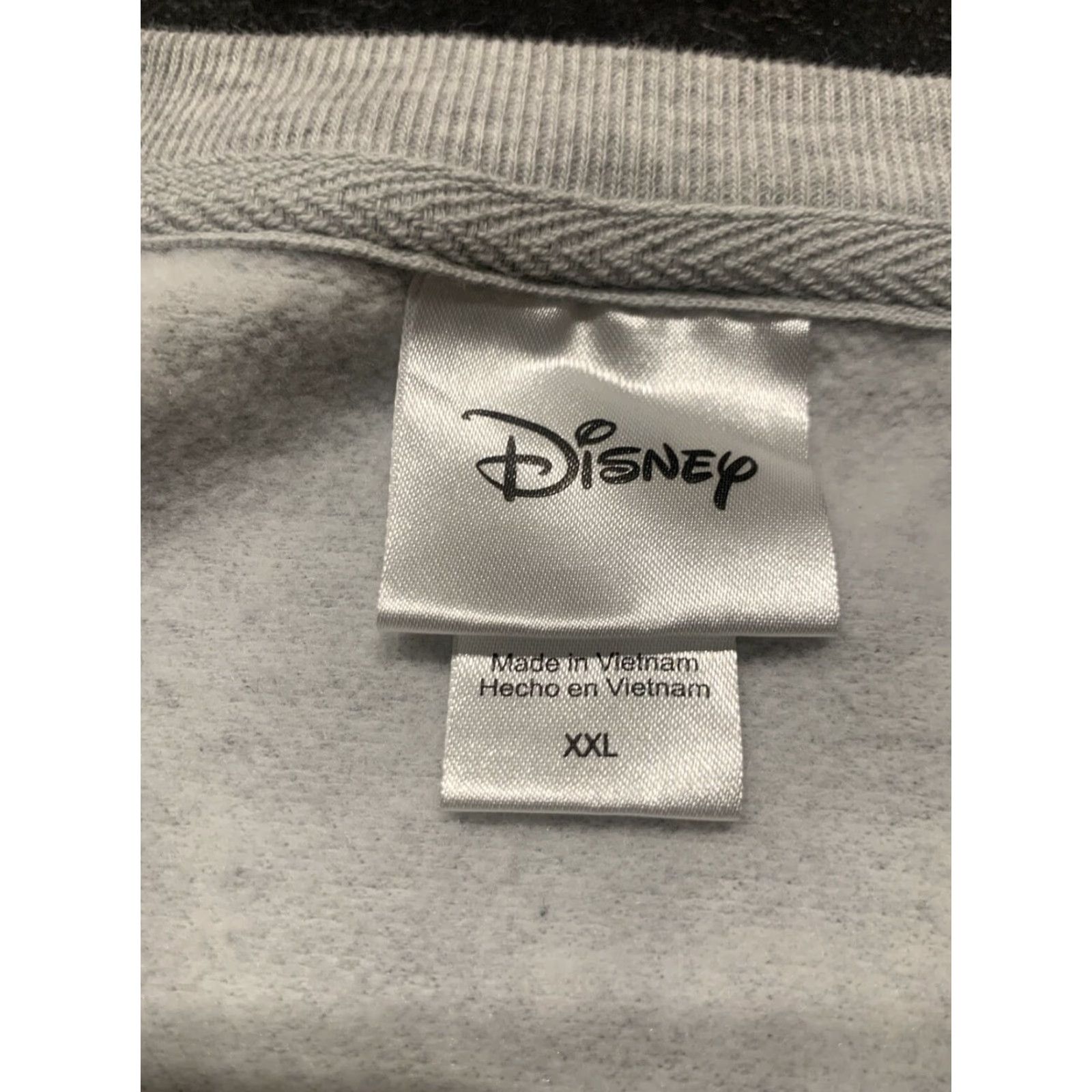 Disney Disney Mickey Mouse Graphic Print Sweatshirt 2XL Gray Long Sleeve - Red Writing Mens Size US XXL / EU 58 / 5 - 3 Thumbnail