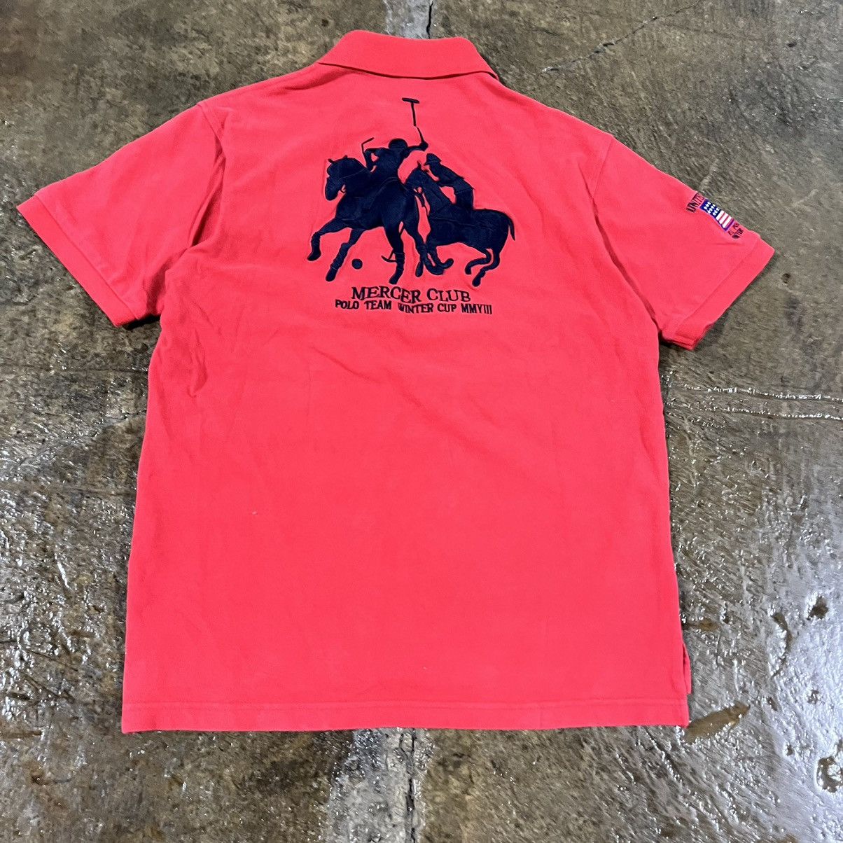 Polo Ralph Lauren × Vintage Crazy Polo Ralph Lauren Polo Club Shirt Embroidered Unique Size US S / EU 44-46 / 1 - 6 Thumbnail