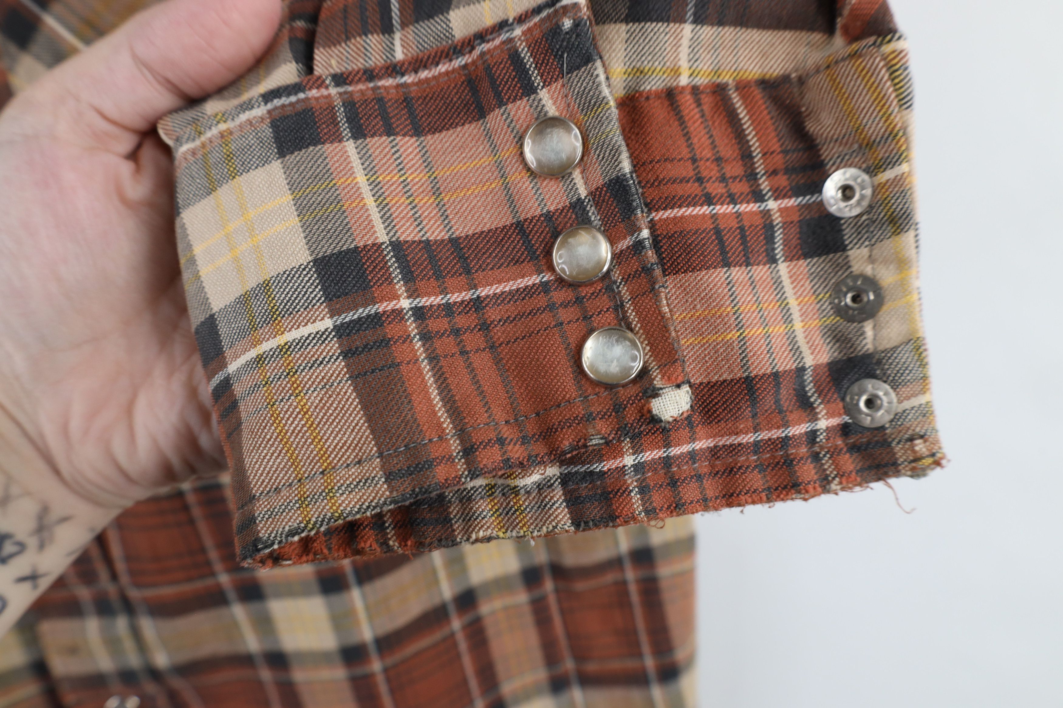 Vintage Vintage 70s Streetwear Western Rodeo Snap Button Shirt USA Size US L / EU 52-54 / 3 - 8 Thumbnail