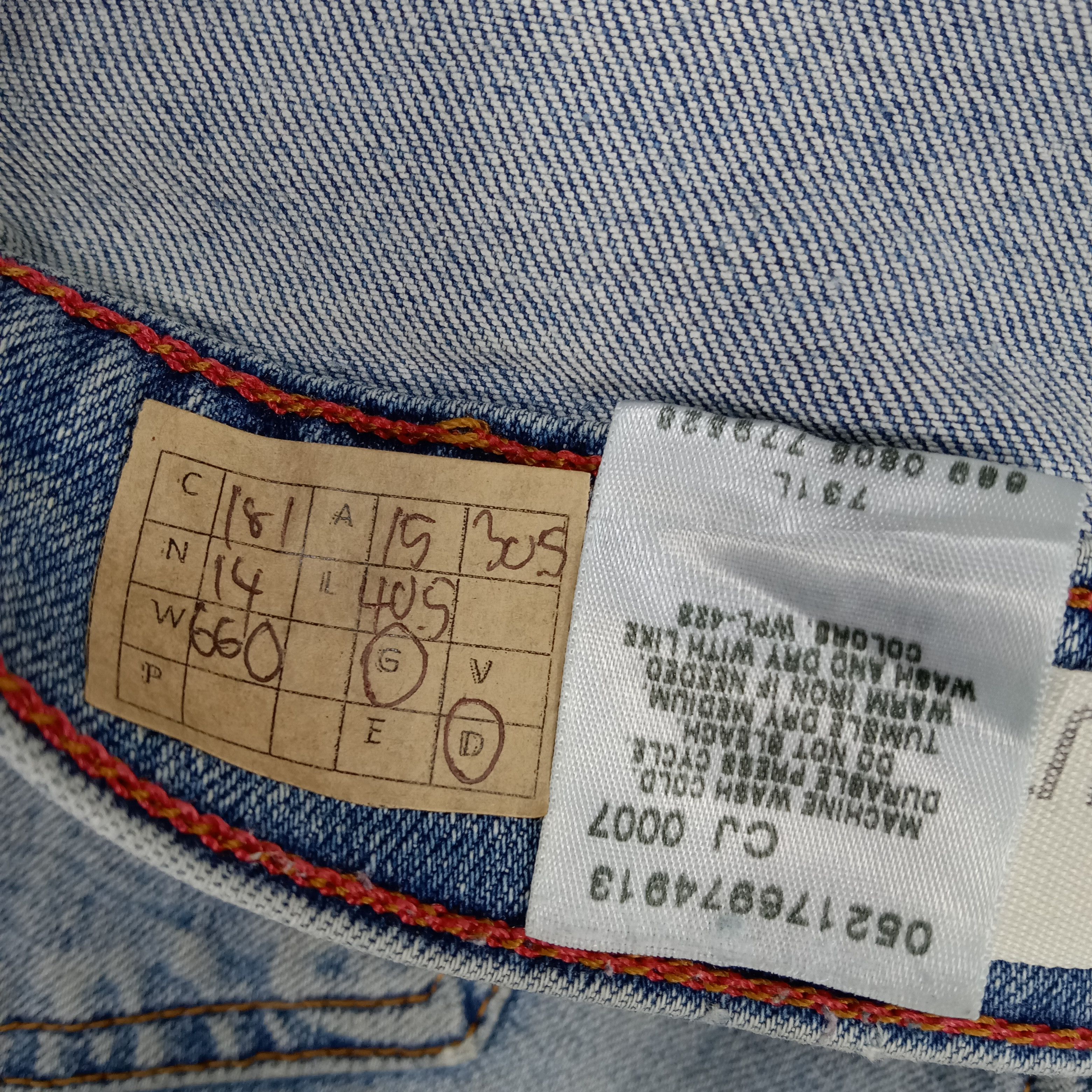 Levi's × Vintage Levi's American Distressed Style Denim Jeans Size 30" / US 8 / IT 44 - 15 Thumbnail