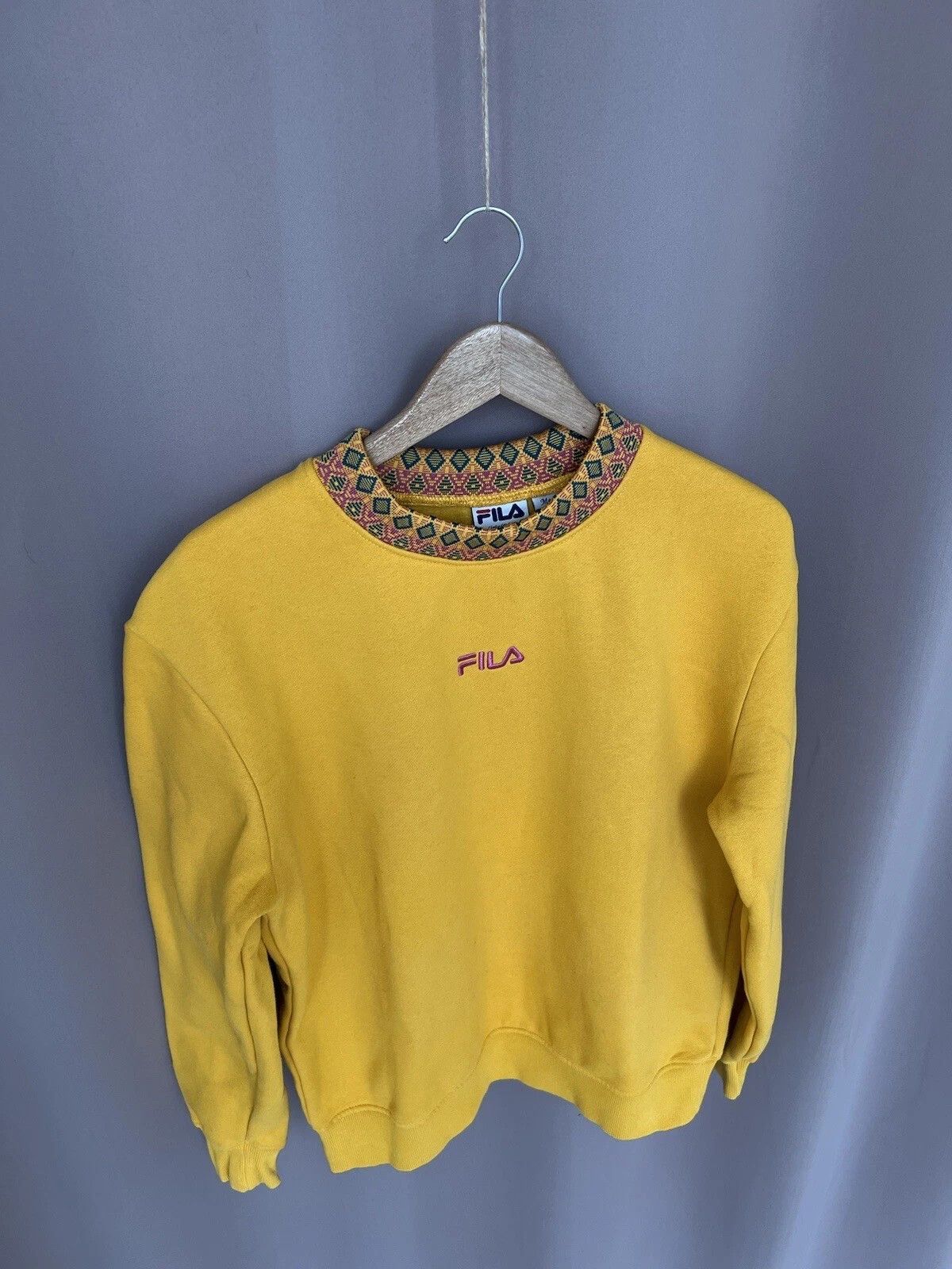 Fila Fila Embroidered Logo Sweatshirt Mens Size M Size US M / EU 48-50 / 2 - 5 Thumbnail