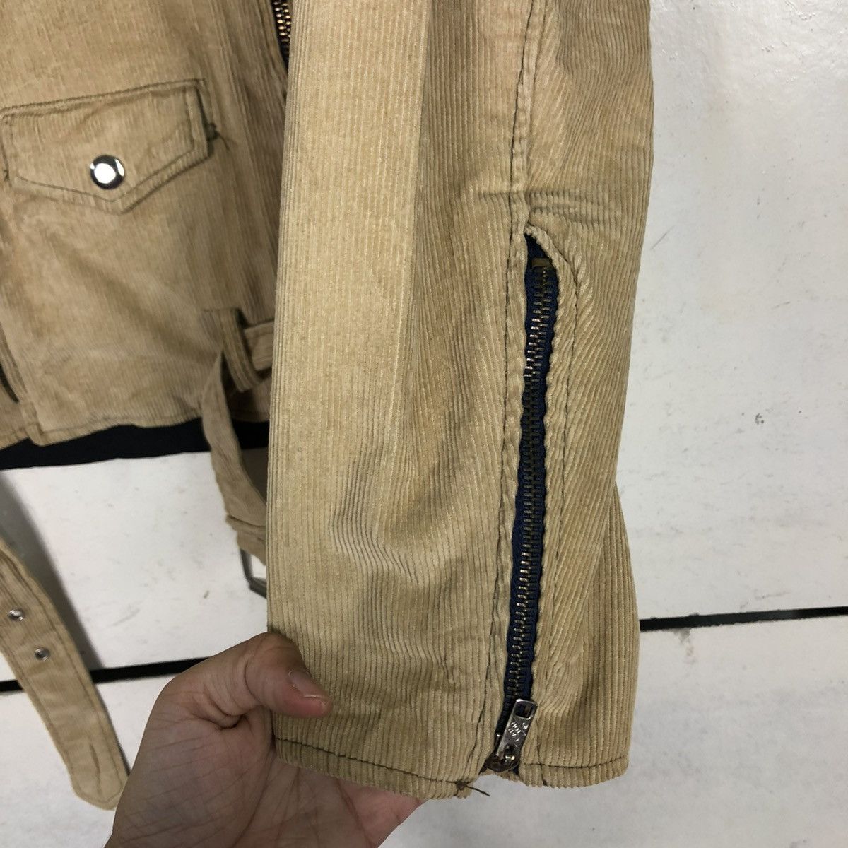 Japanese Brand 🔥VINTAGE BIKER JACKET DOUBLE COLLAR NORDSTORM ISSEY MIYAKE Size US M / EU 48-50 / 2 - 17 Thumbnail