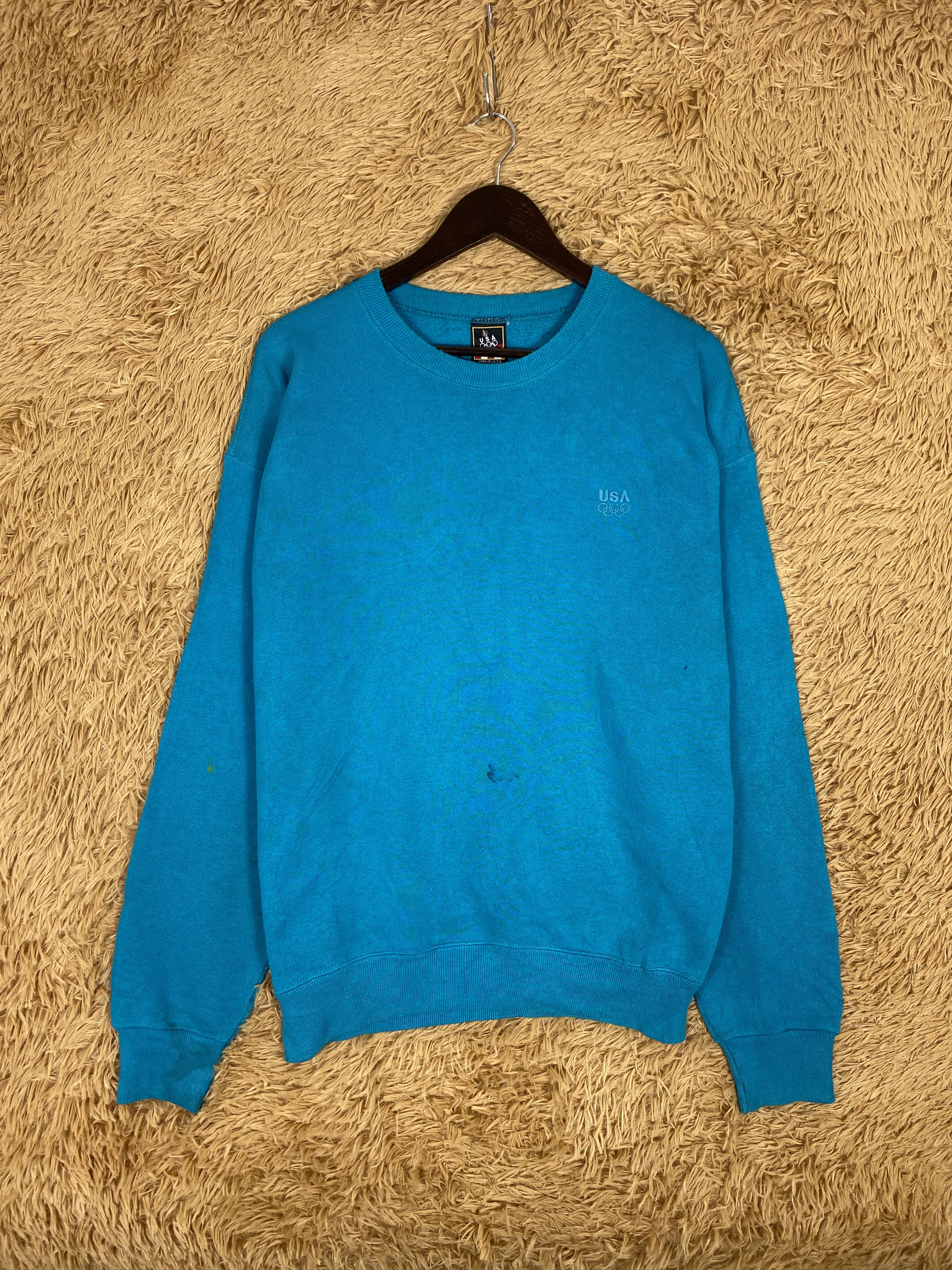 USA Olympics Vintage Olympics USA Embroided Logo Sweatshirts PS0008 Size US M / EU 48-50 / 2 - 1 Thumbnail