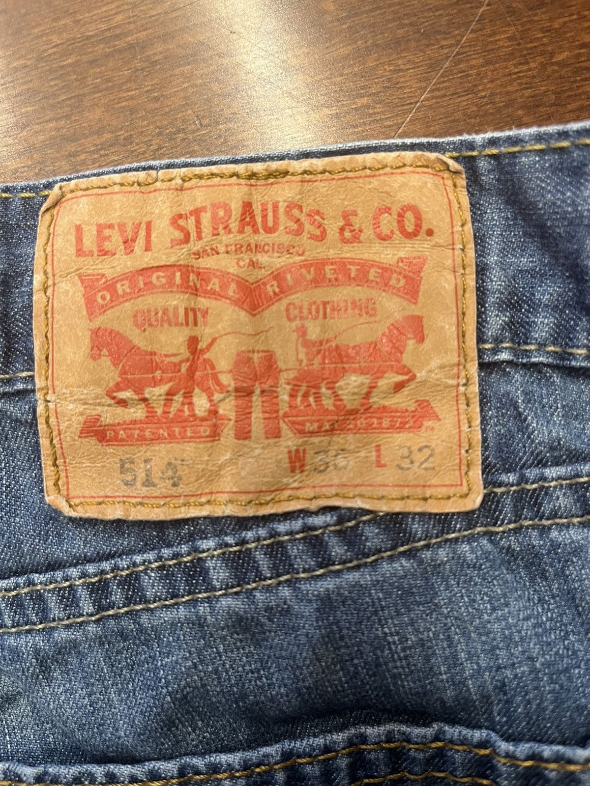 Levi's Vintage Clothing Levis 514 Jeans Size US 36 / EU 52 - 3 Thumbnail