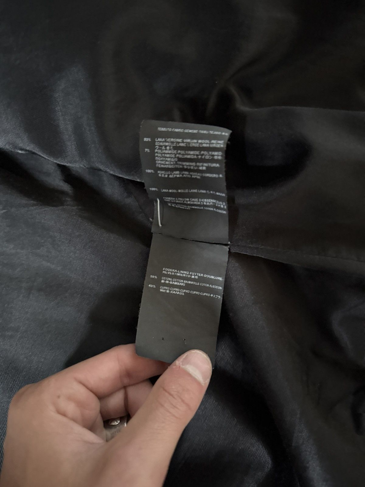 Saint Laurent Paris Saint Laurent Black Wool Teddy Jacket Size US M / EU 48-50 / 2 - 13 Thumbnail