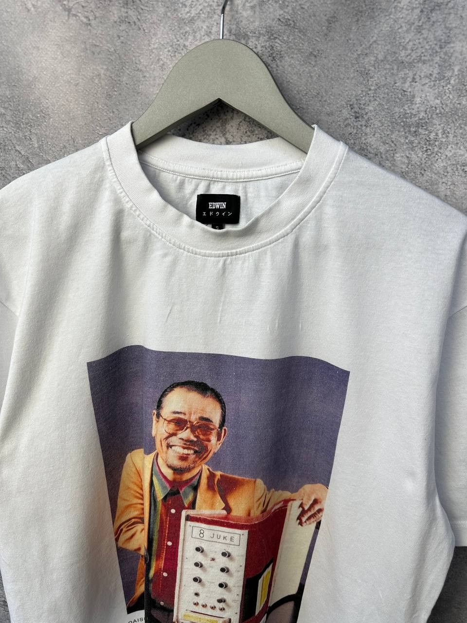 Edwin Edwin Daisuke White T-Shirt Tee LALALA Size US S / EU 44-46 / 1 - 5 Thumbnail