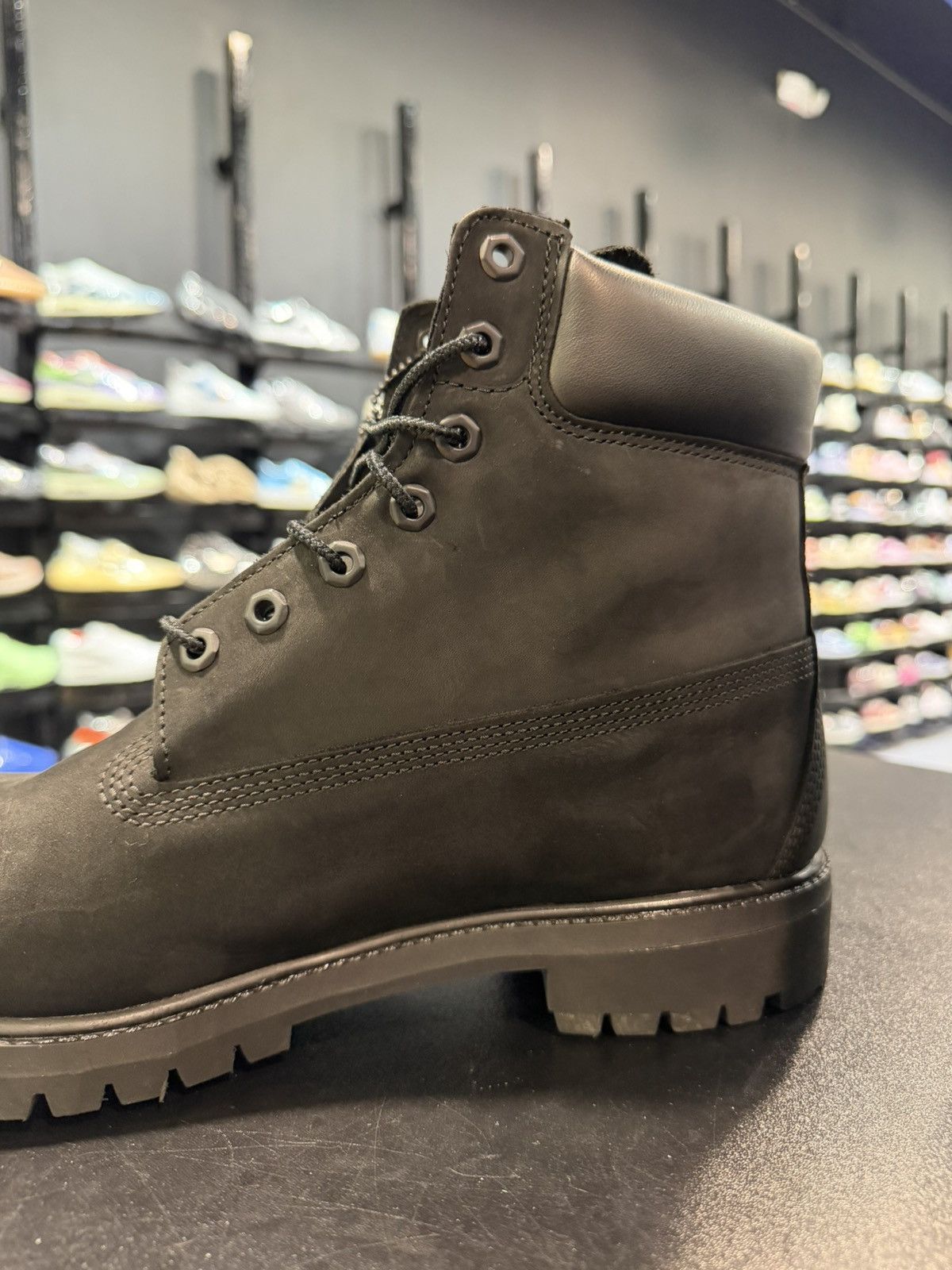 Timberland Size 12 - Timberland 6" Boot Black Nubuck Premium Size US 12 / EU 45 - 6 Thumbnail