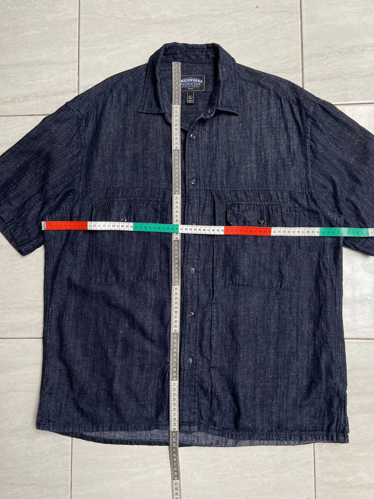 FrizmWORKS FRIZM WORKS Denim Shirt Size US XL / EU 56 / 4 - 7 Thumbnail