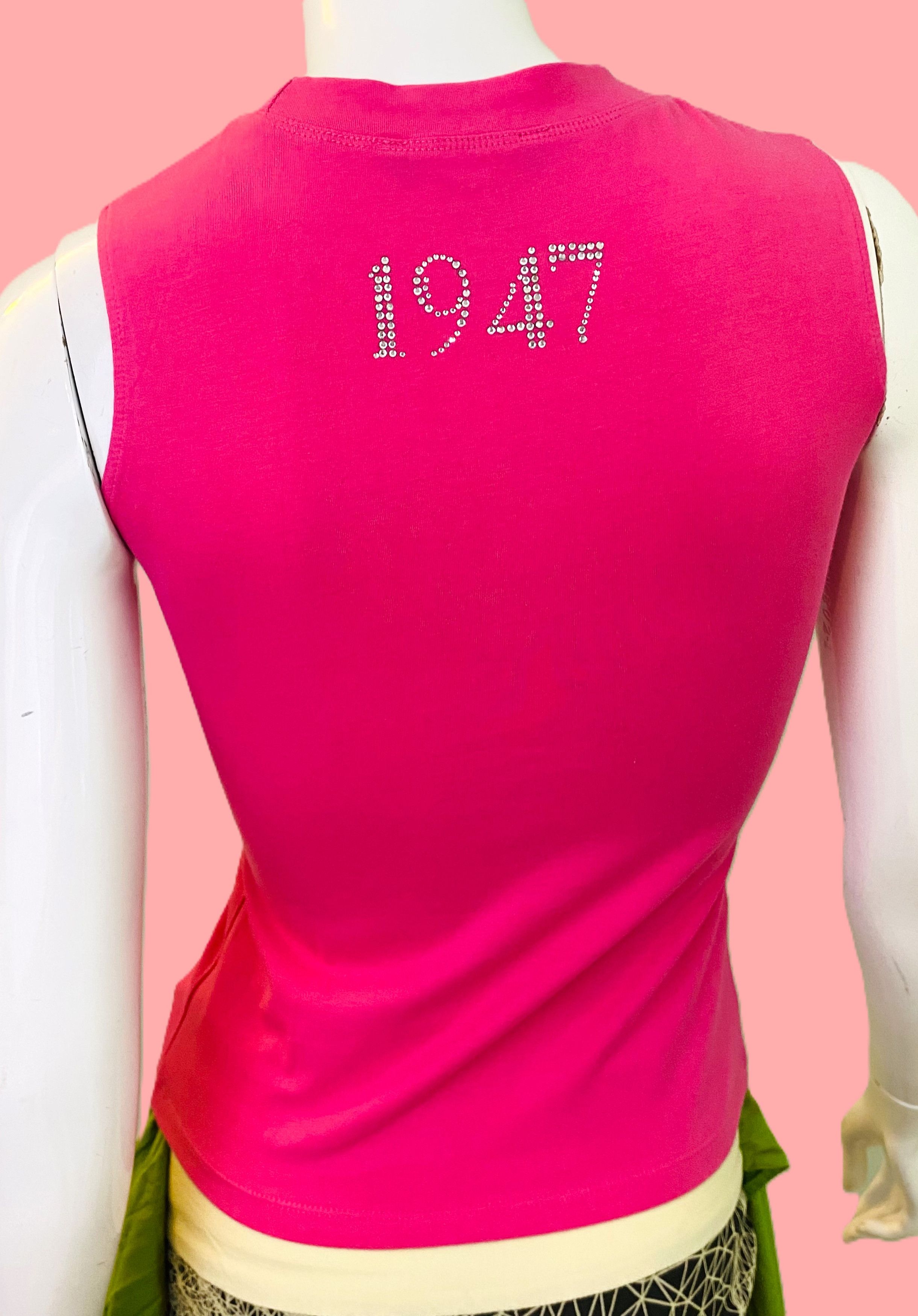 Dior Christian Dior 1947 J'adore Strass Rhinestone Pink Tee Top Size S / US 4 / IT 40 - 6 Thumbnail