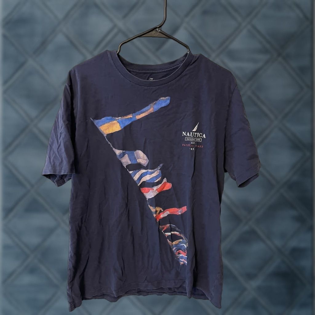 Nautica Nautica T Shirt Mens Size Large Blue Logo Graphic Crew Neck Tee Big Size US L / EU 52-54 / 3 - 1 Thumbnail
