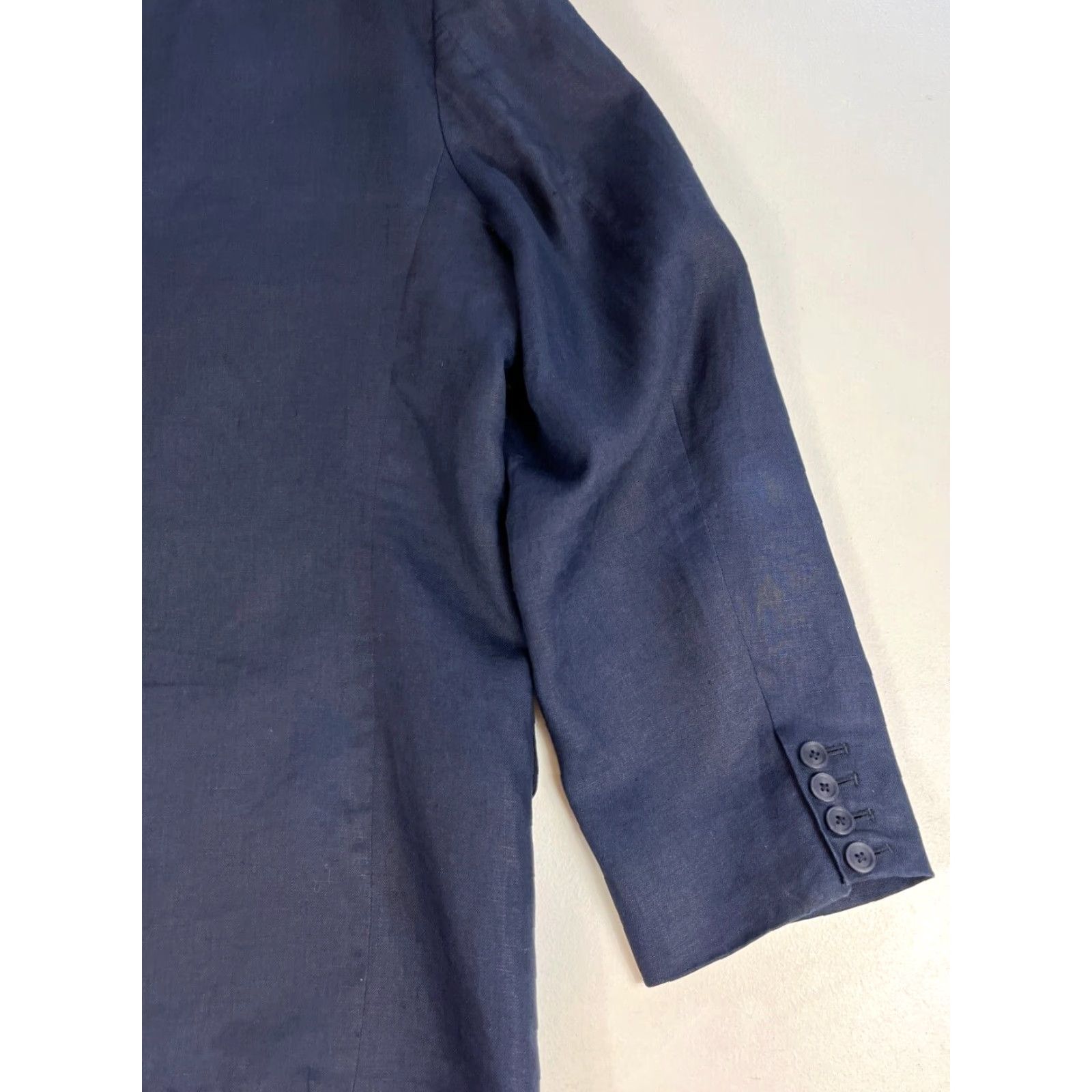 Vintage VINTAGE Martin Gordon Sport Coat Jacket Men’s Linen Navy XL Adults Regular Size XL Navy 100% Linen Jacket Classic Button Size US XL / EU 56 / 4 - 6 Thumbnail