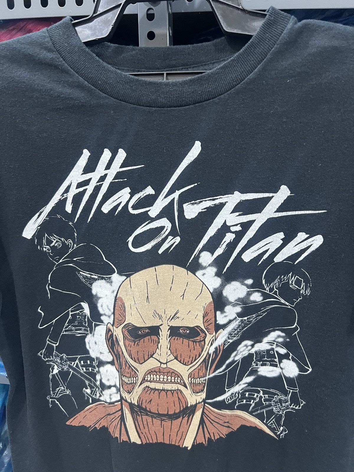 Anime × Japanese Brand 🔥grailsale🔥 Attack on Titan Mikasa Big Graphical Art Anime Size US S / EU 44-46 / 1 - 2 Thumbnail
