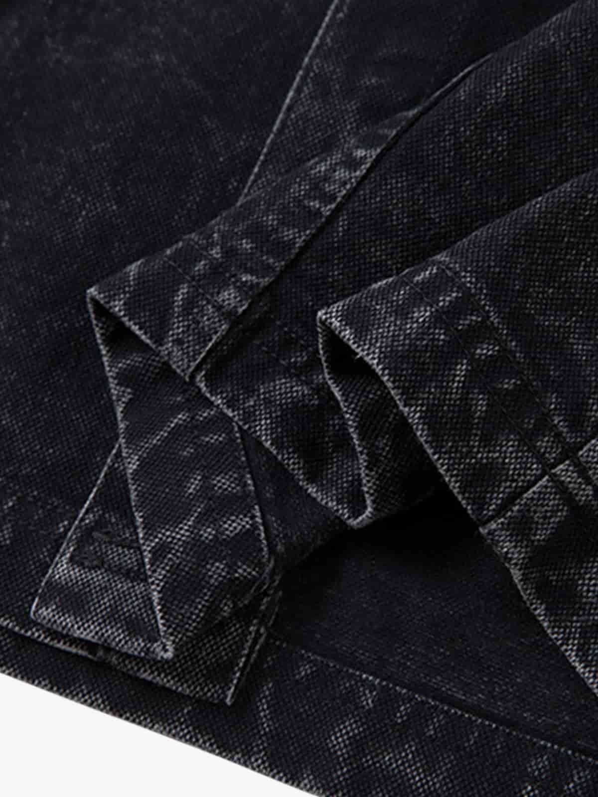 Jean Rivet Deconstructed Denim Short-sleeved Shirt Size US M / EU 48-50 / 2 - 9 Thumbnail
