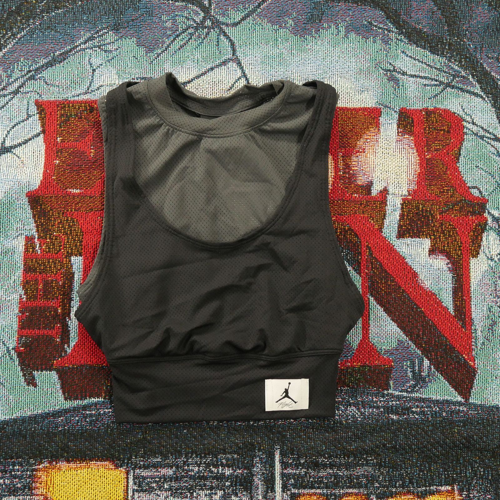Jordan Brand Jordan Essential Crop Top Basketball Jersey Sports Bra Size XS / US 0-2 / IT 36-38 - 1 Thumbnail