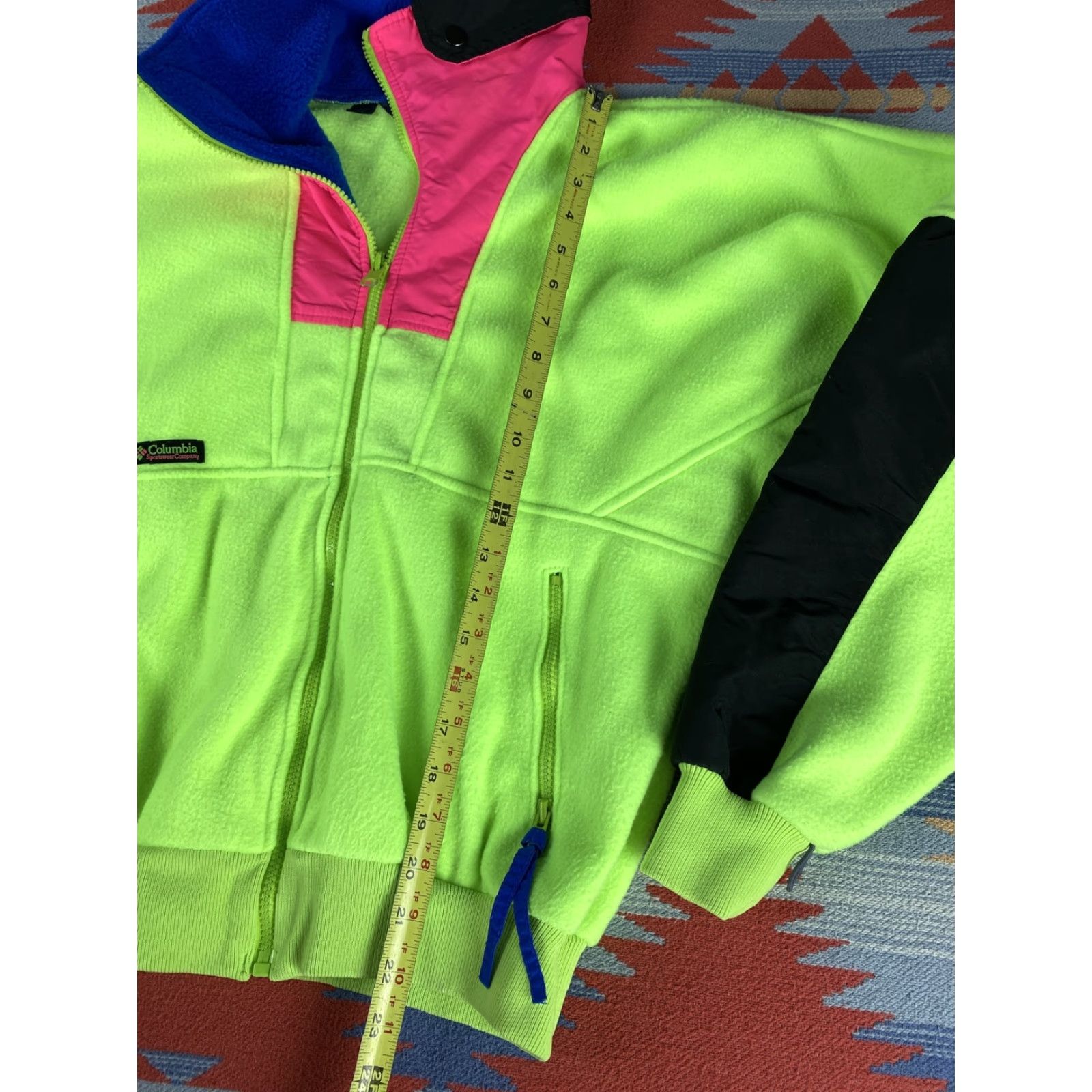 Vintage VINTAGE Columbia Sportswear Wizbang Fleece Jacket Mens M Volt Neon Pink 90s Pink Mens M Size US M / EU 48-50 / 2 - 4 Thumbnail