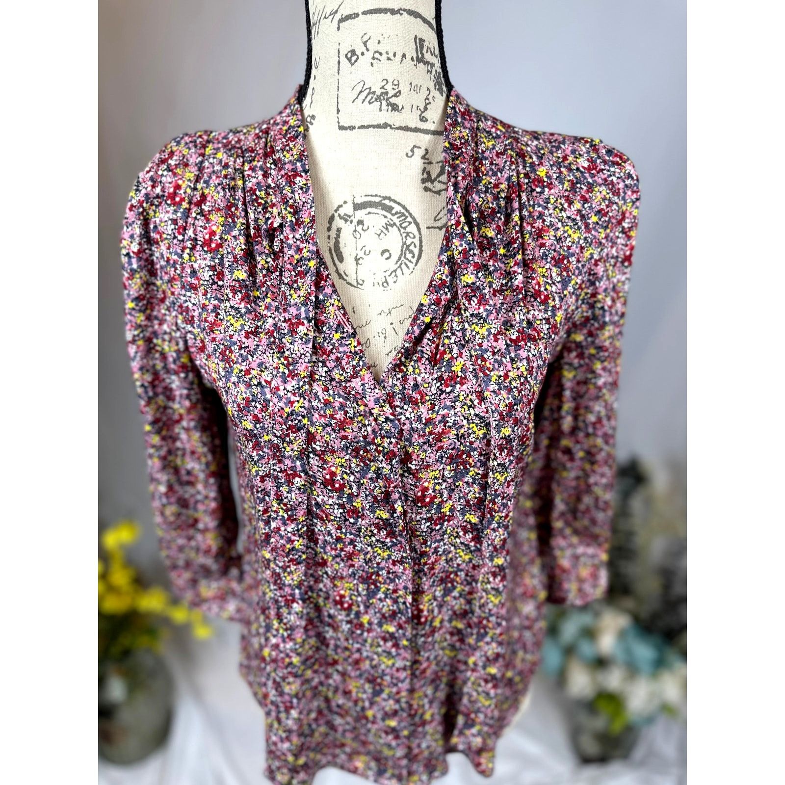 Zadig & Voltaire Zadig & Voltaire Touch Ao Liberty Top Neck Ties Rose XS Size XS / US 0-2 / IT 36-38 - 6 Thumbnail