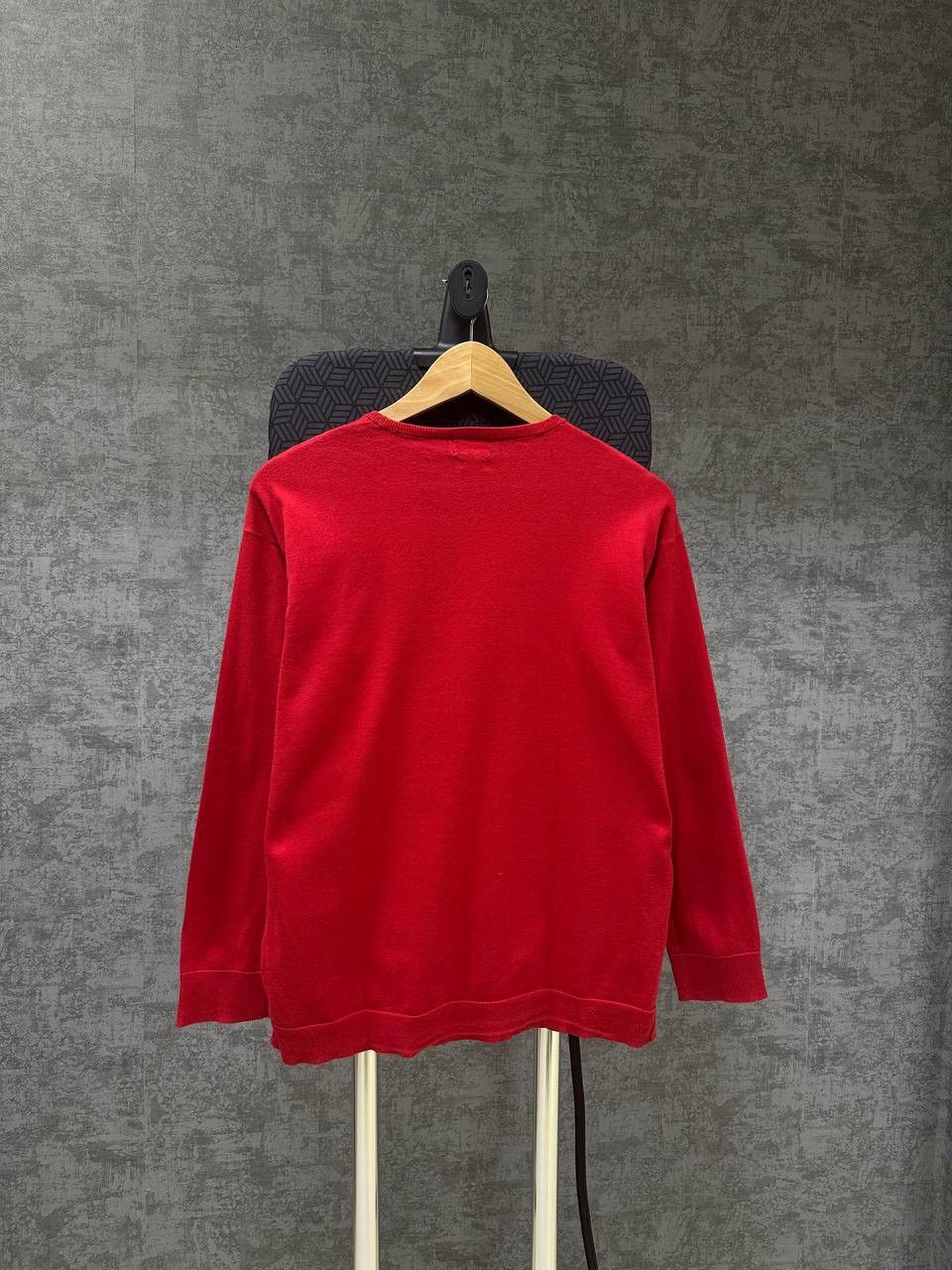 Polo Ralph Lauren × Vintage Vintage Polo Ralph Lauren Red Long Sweater PRL Size US M / EU 48-50 / 2 - 9 Thumbnail