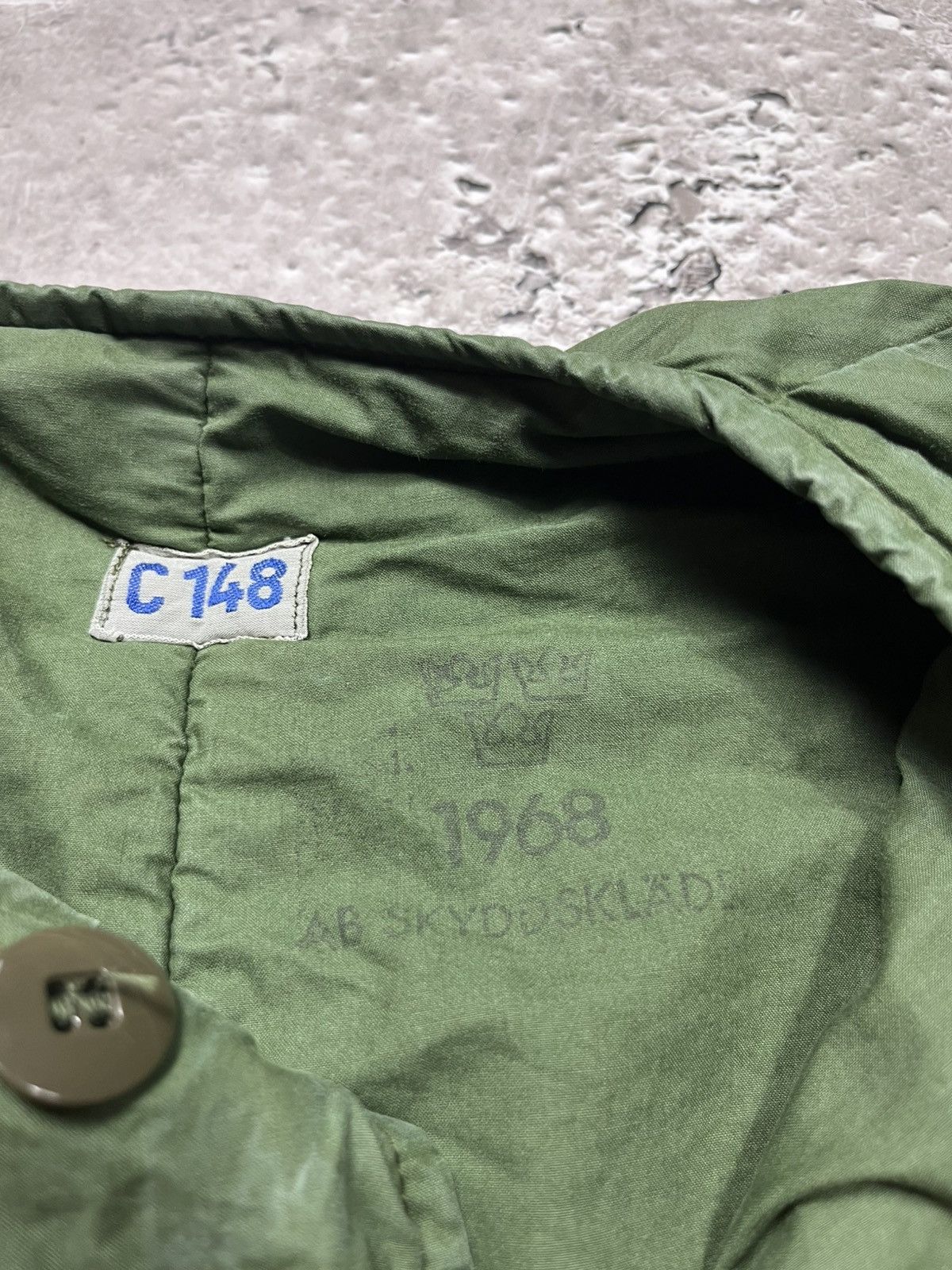 Other Swedish Army M59 Quilted Liner Jacket Green C148 1968 Size US S / EU 44-46 / 1 - 7 Thumbnail