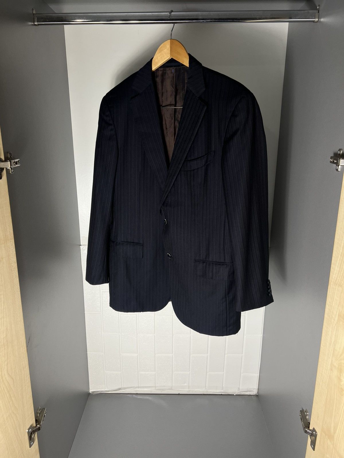 Ermenegildo Zegna VINTAGE ERMENEGILDO Z ZEGNA ITALIAN DESIGNER BLAZER CASUAL Size 50R - 15 Thumbnail