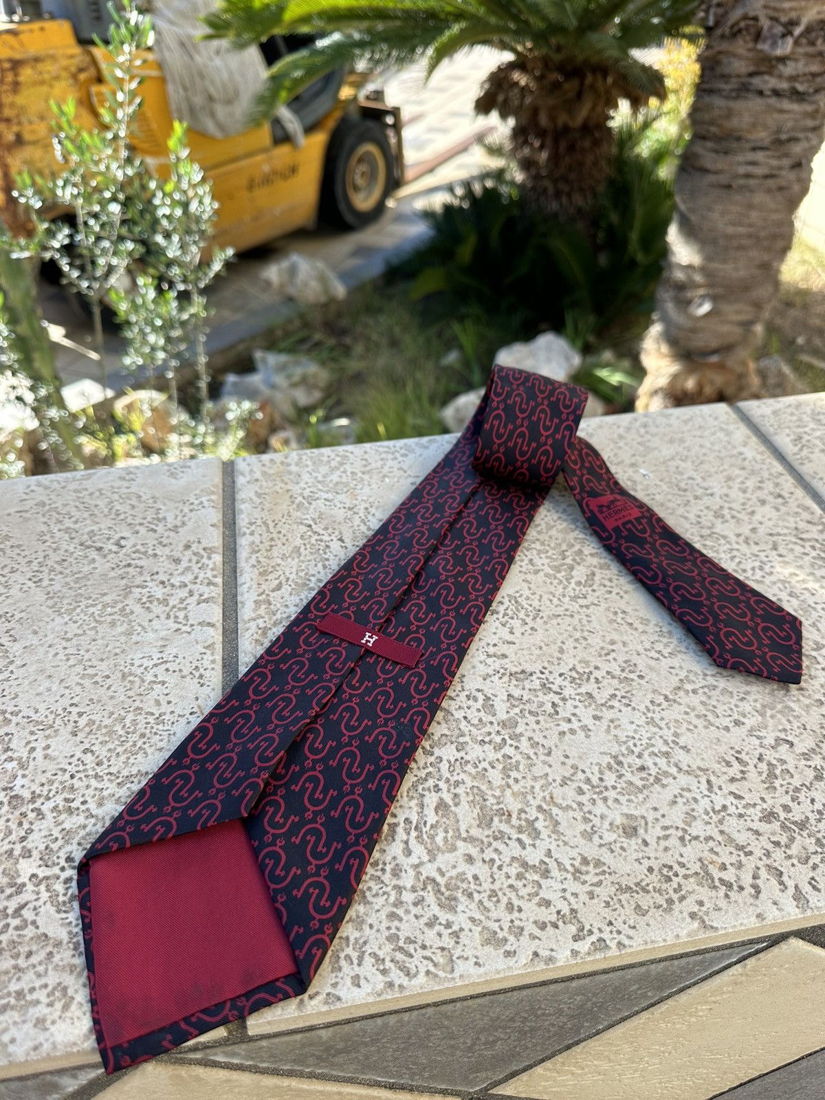 Hermès Silk Red Tie