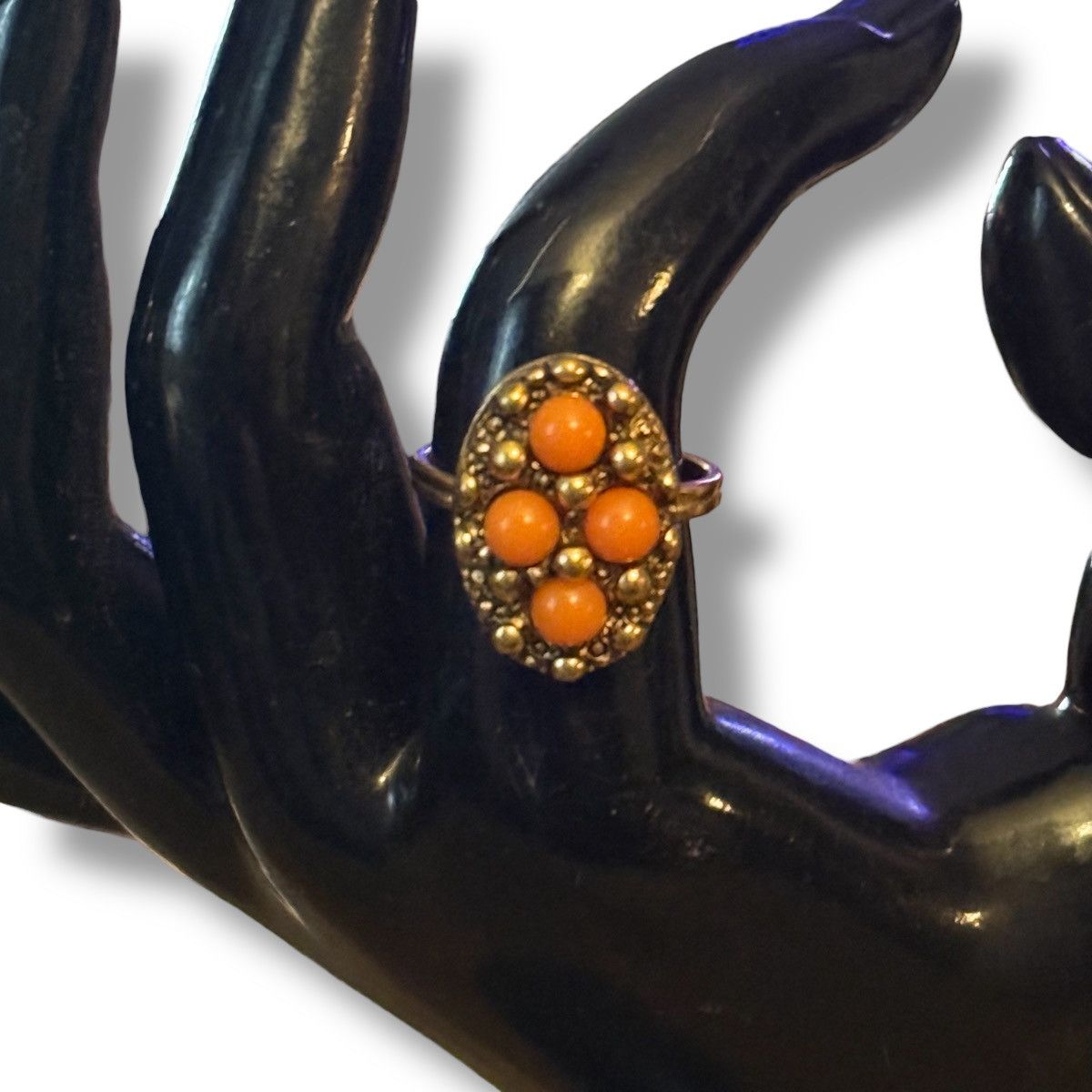 Vintage Vintage Sarah Coventry Calypso coral ring Size ONE SIZE - 2 Thumbnail