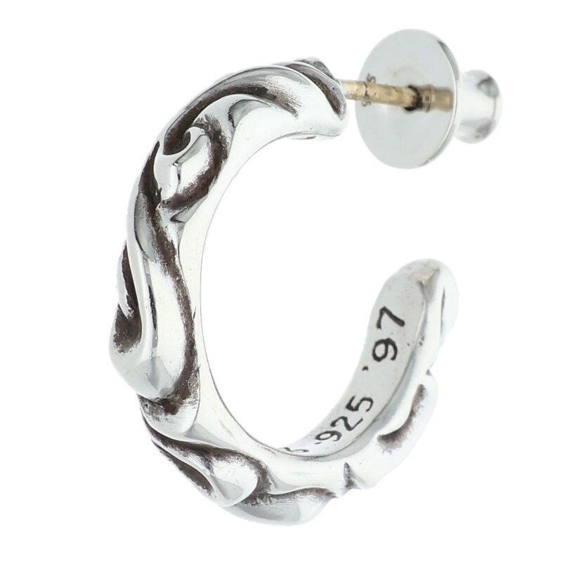 Chrome Hearts Chrome Heart Scroll Earrings | Grailed